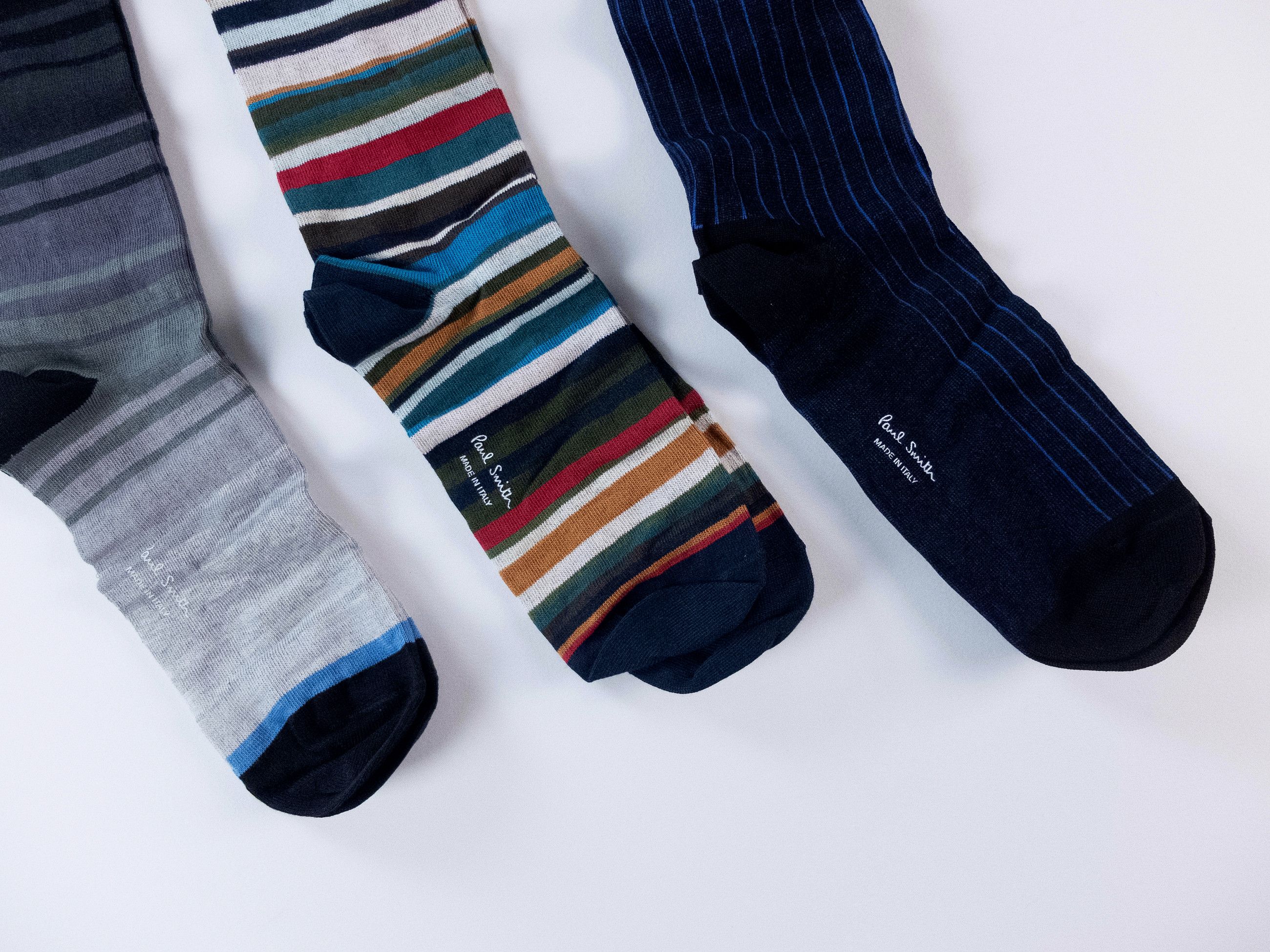 Paul Smith 3 pairs of Paul Smith colorful striped cotton blend socks q Size ONE SIZE - 2 Thumbnail