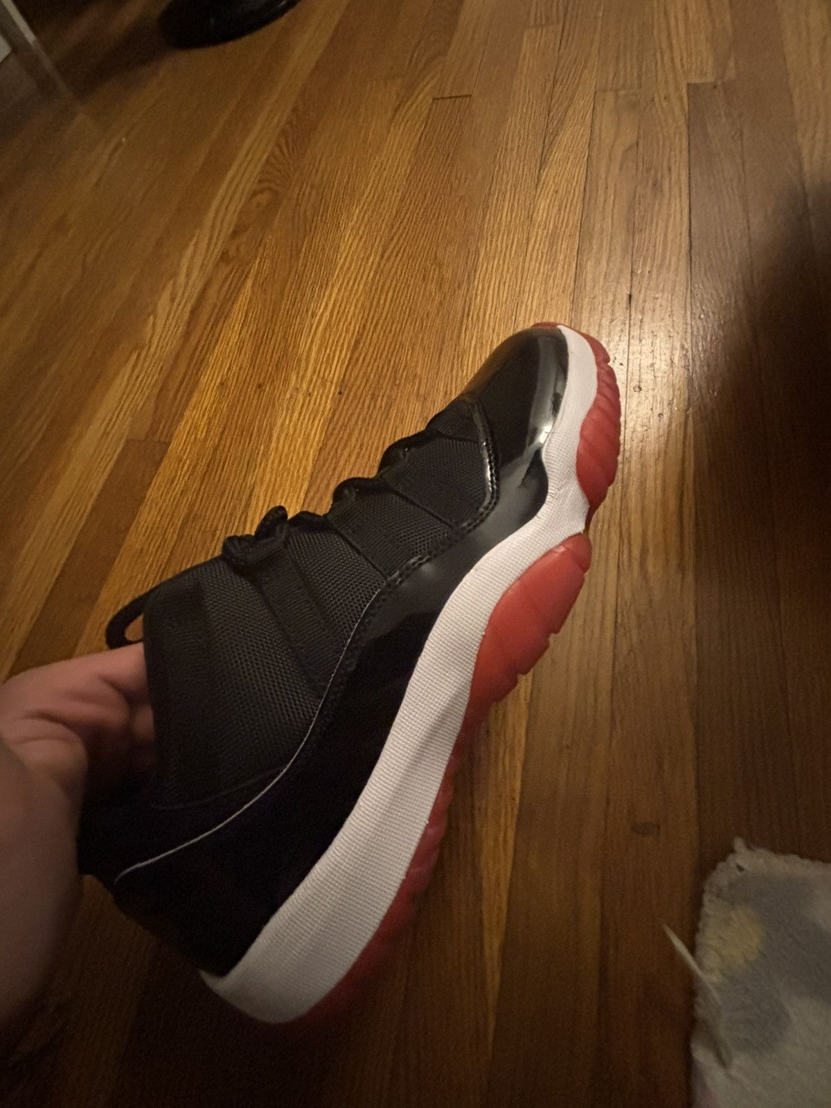 Jordan Brand Air Jordan 11 Retro Low “Bred” Size US 10.5 / EU 43-44 - 9 Thumbnail