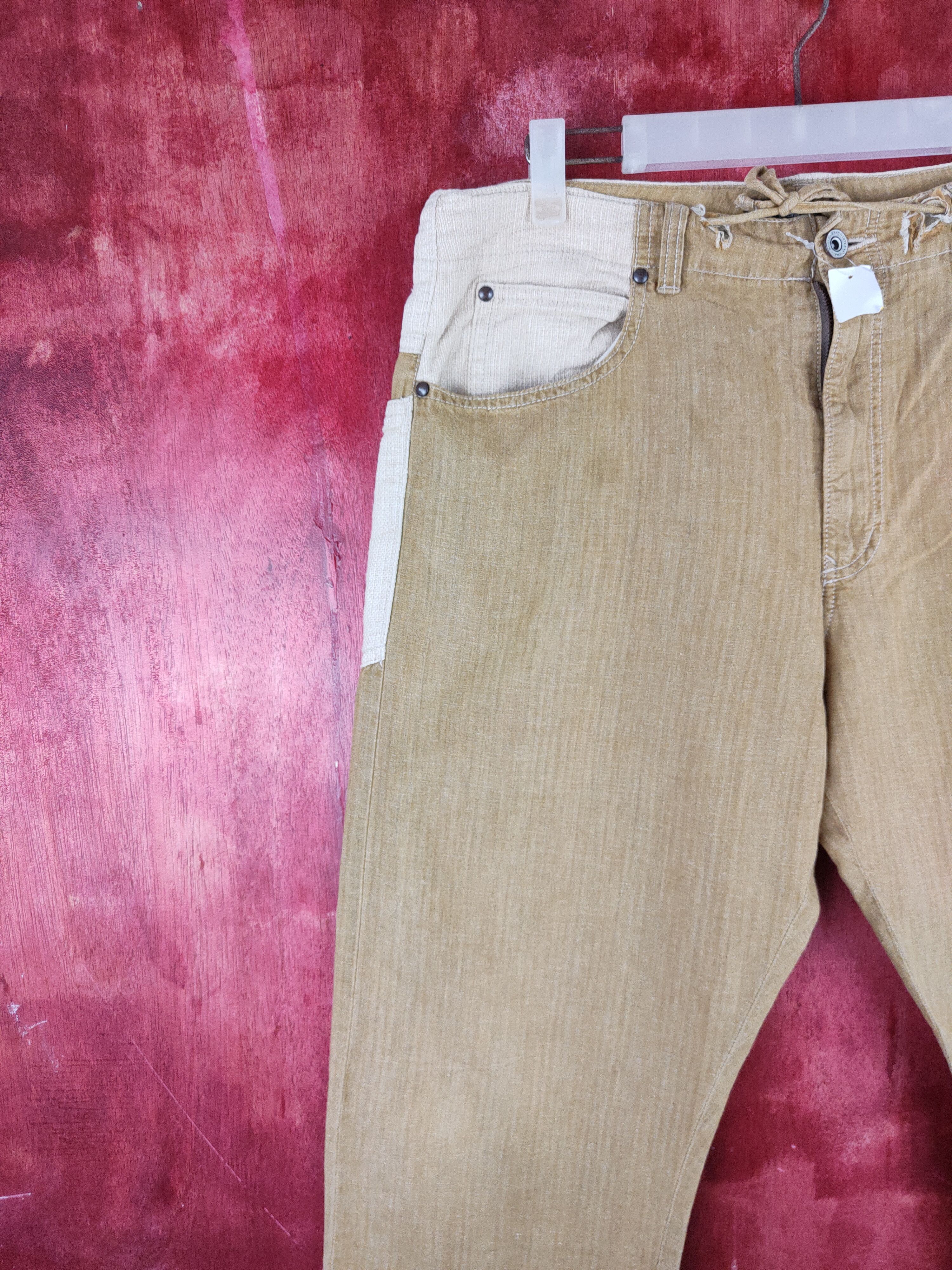 Japanese Brand Concave.attempt Brown vintage japan Casual Pants #S1475 Size US 31 - 3 Thumbnail