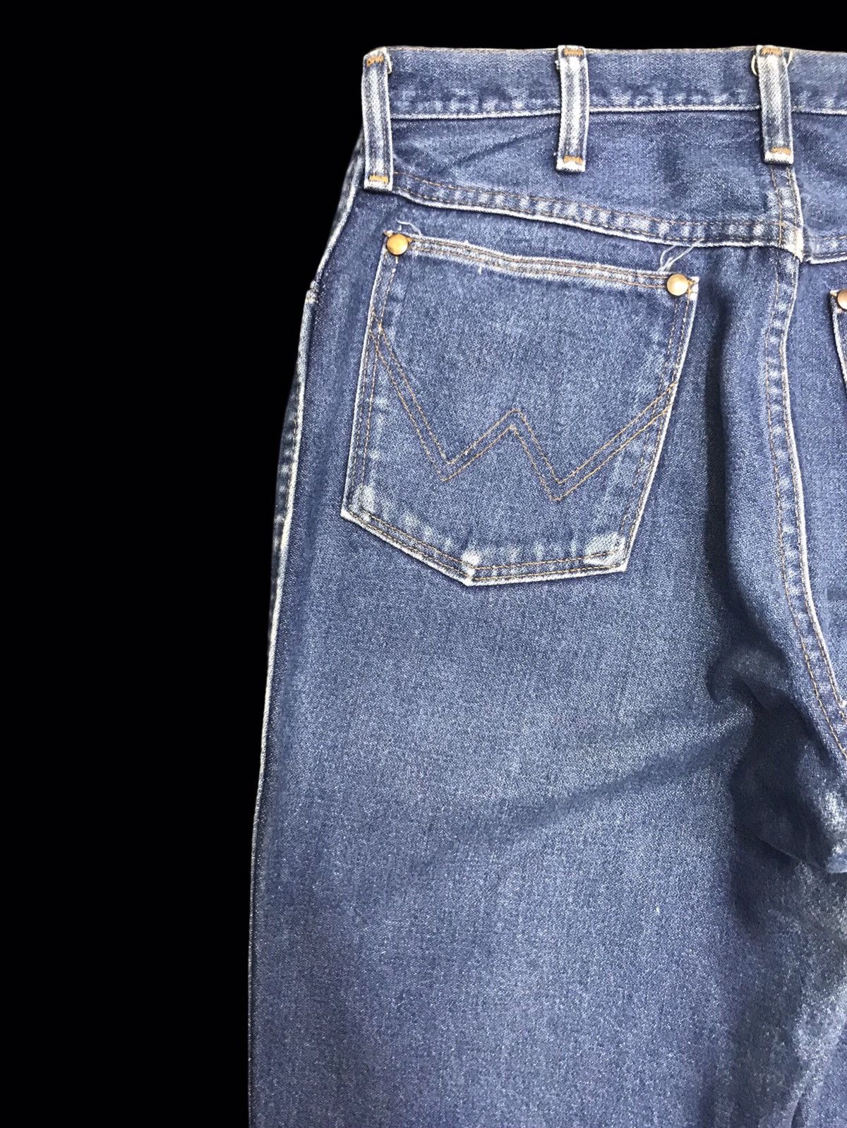 Vintage × Wrangler 💥VINTAGE 70s💥Wrangler 13MWZR Blue Denim F150 Size US 28 / EU 44 - 11 Thumbnail