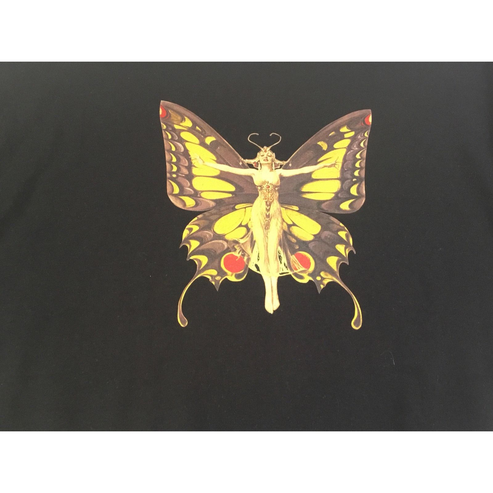 Gildan Butterfly Fairy Sweatshirt XXL Black Size 2XL New NWOT Size XXL / US 16-18 / IT 52-54 - 4 Thumbnail
