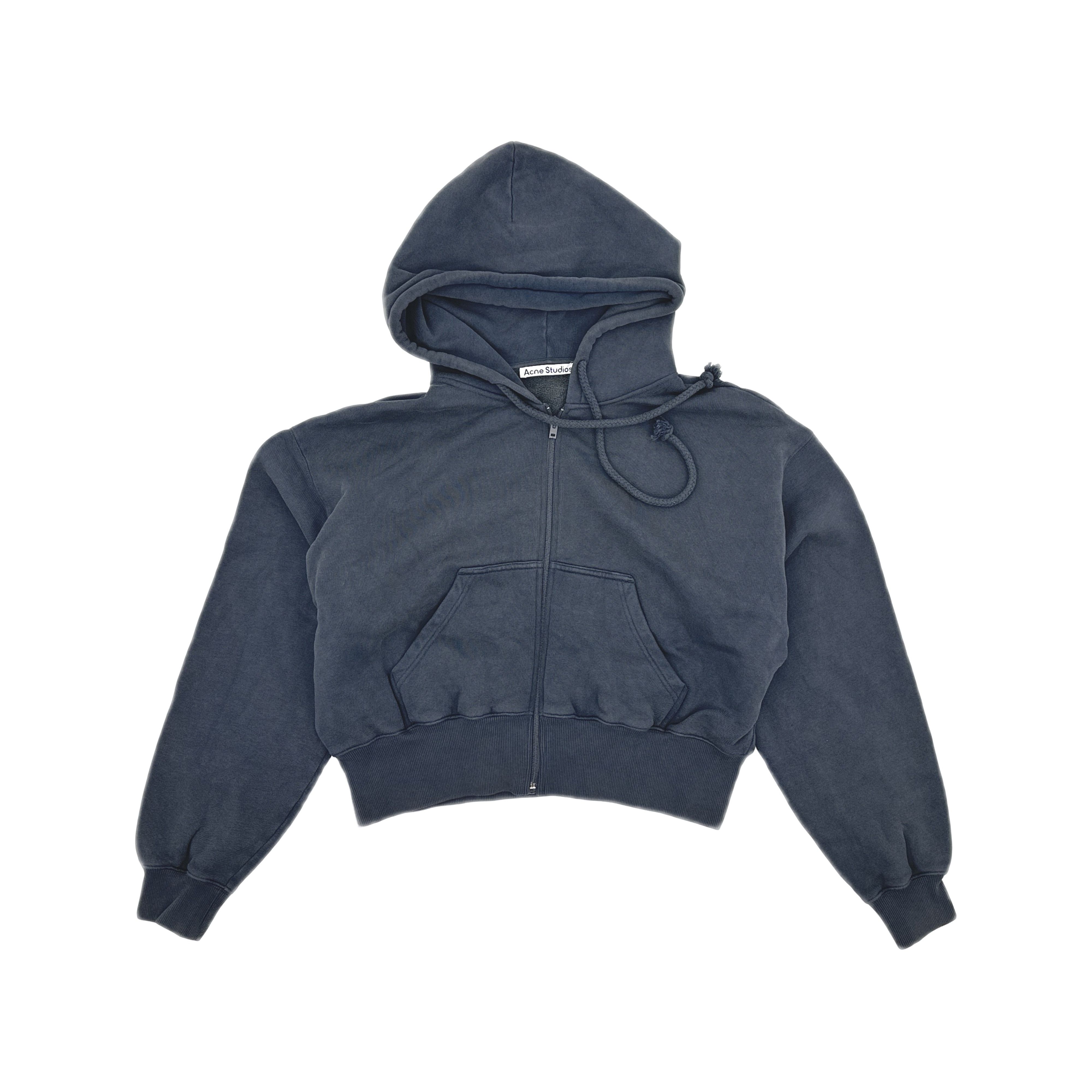Acne Studios Acne Studios Embroidered Logo Zip Hoodie M Size M / US 6-8 / IT 42-44 - 1 Thumbnail
