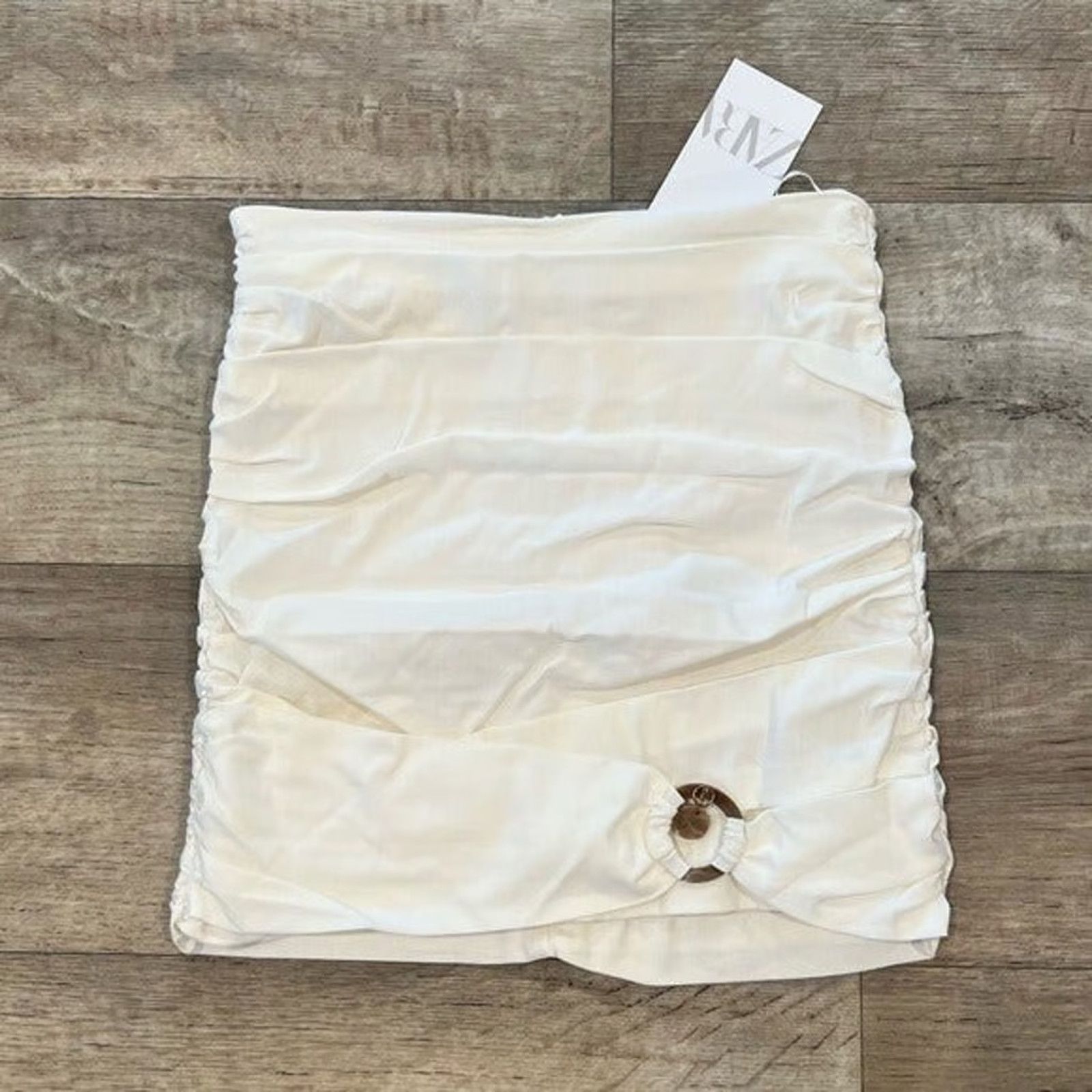 Zara ZARA BLOGGER FAVE!!! Linen Blend Mini Skirt NWT Size 28" / US 6 / IT 42 - 17 Thumbnail