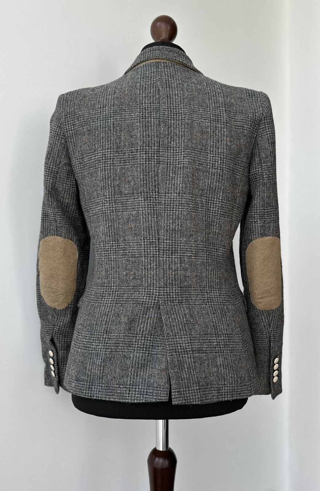 Zara Zara Basic Shetland Wool Tweed Blazer Jacket Women's Size L Size L / US 10 / IT 46 - 3 Thumbnail