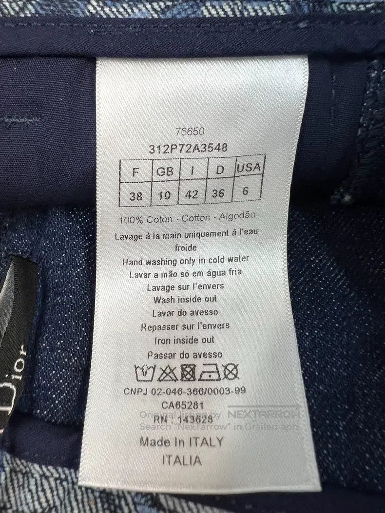 Dior Dior Limited edition "Alice in Wonderland" high-waisted sh Size 25" / US 0 / IT 36 - 4 Thumbnail