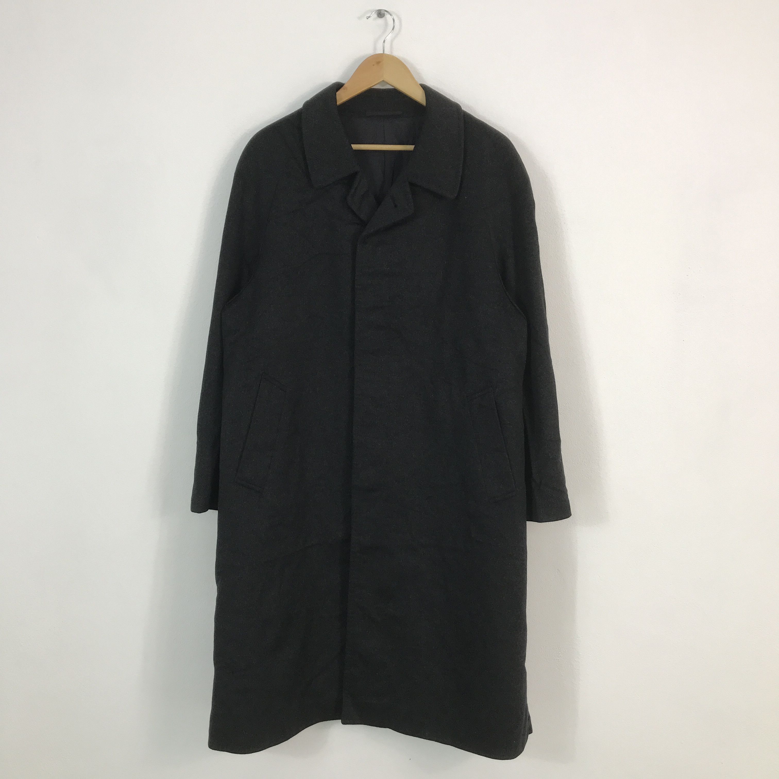 Pierre Balmain × Vintage pierre balmain paris Wool button Long coat jacket Size US L / EU 52-54 / 3 - 1 Thumbnail
