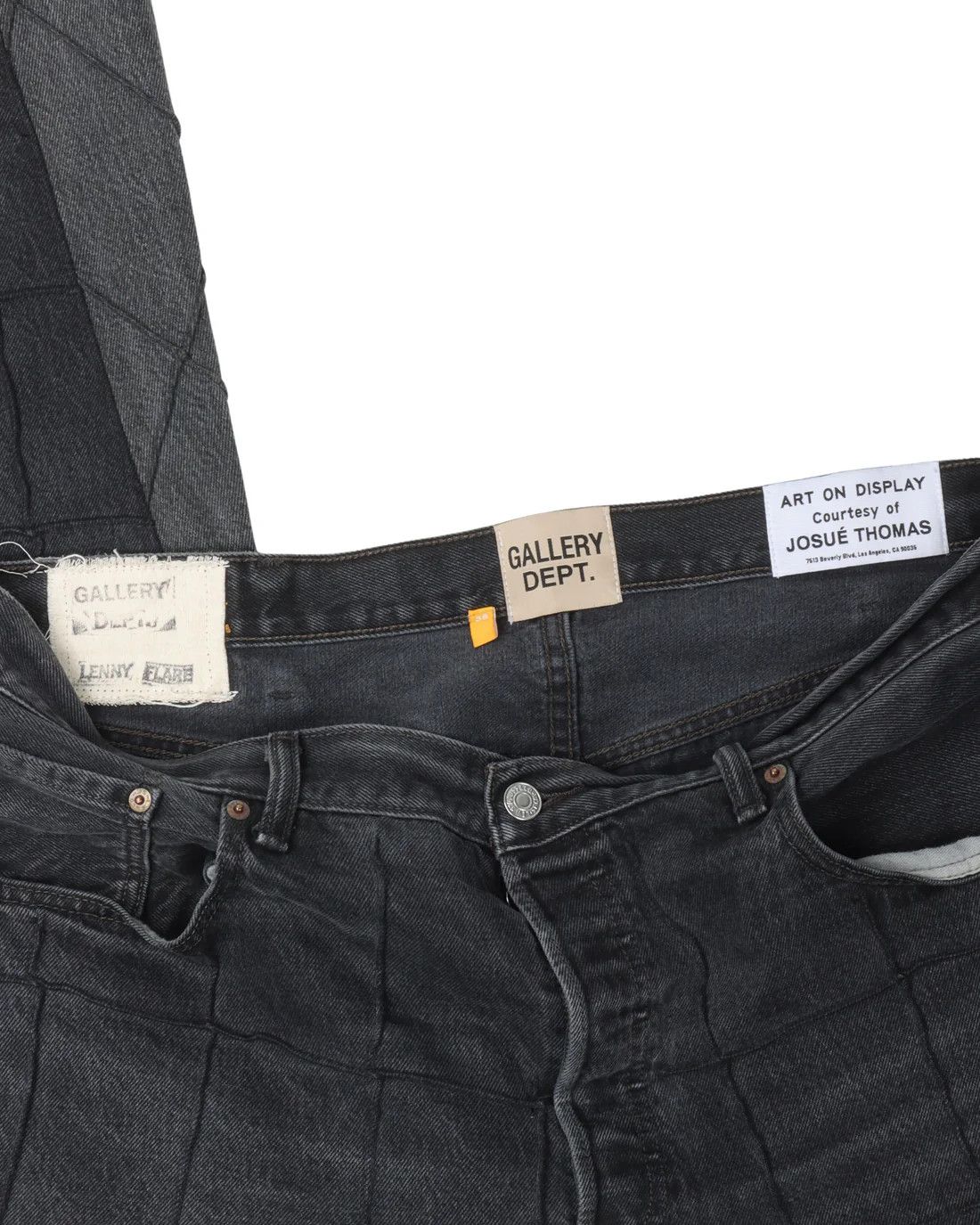 Gallery Dept. o1gr1nt0526 W36 x L33 / Lenny Flare Denim in Black Size US 36 / EU 52 - 3 Thumbnail