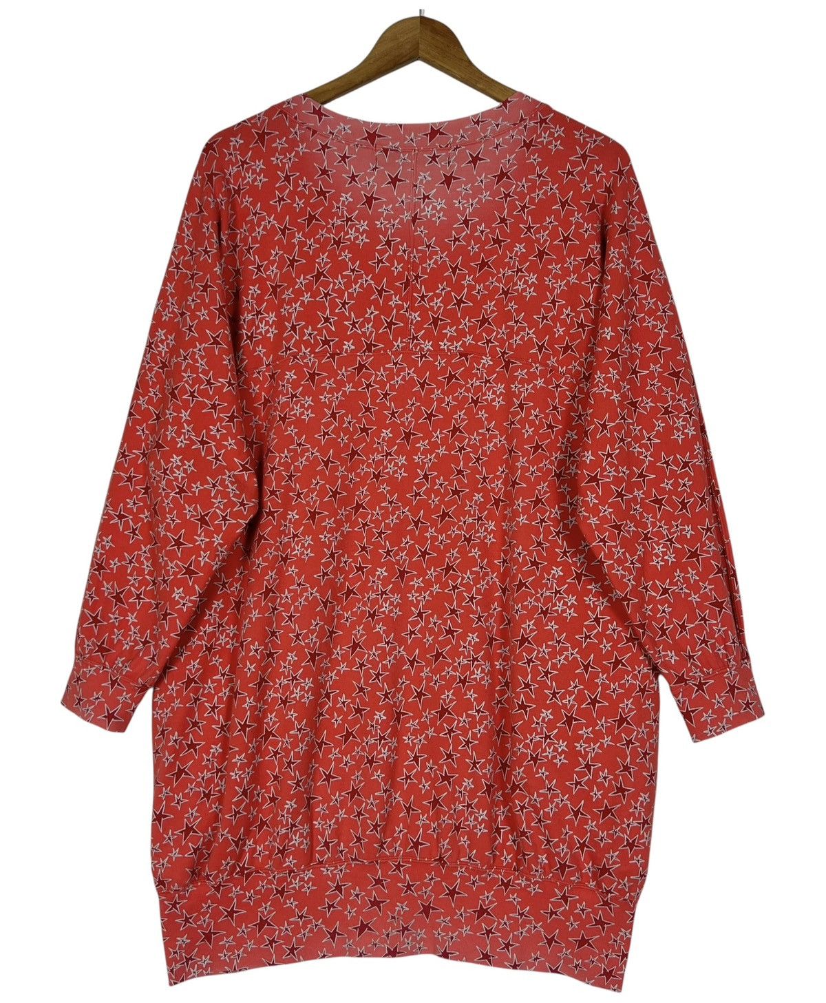 Issey Miyake Vintage Mercibeaucoup Star Sweatshirt Red Japanese Designer Size US M / EU 48-50 / 2 - 2 Thumbnail