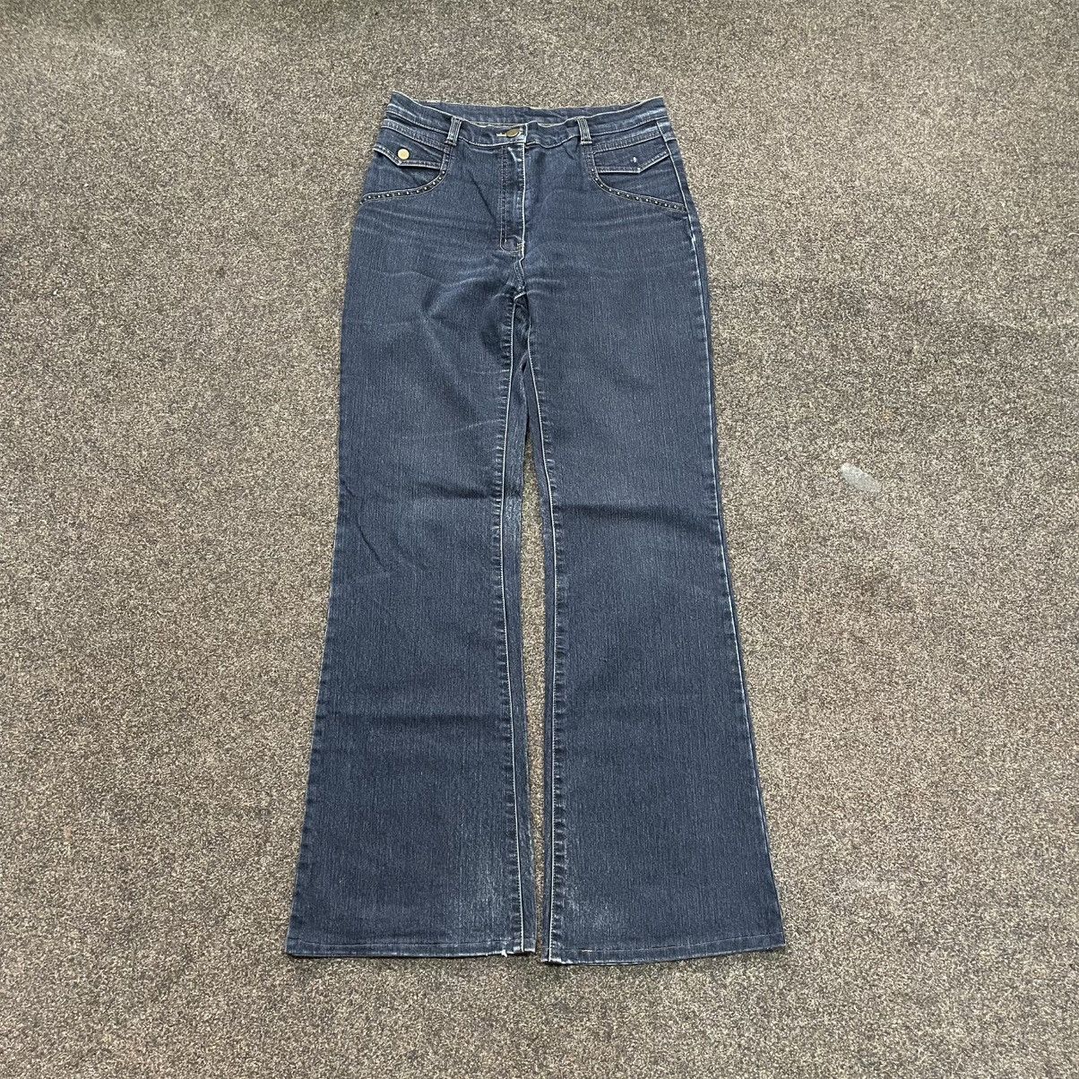 Vintage vintage pants bootcut jeans multi Y2K flared fade Size 36" / US 14 / IT 50 - 1 Thumbnail