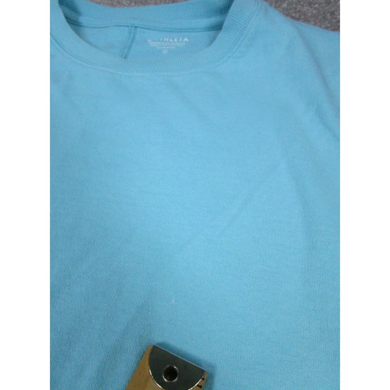 Athleta VINTAGE Athleta Shirt Womens XS Blue Activewear Running Pullover Knit Casual Size XS / US 0-2 / IT 36-38 - 6 Thumbnail