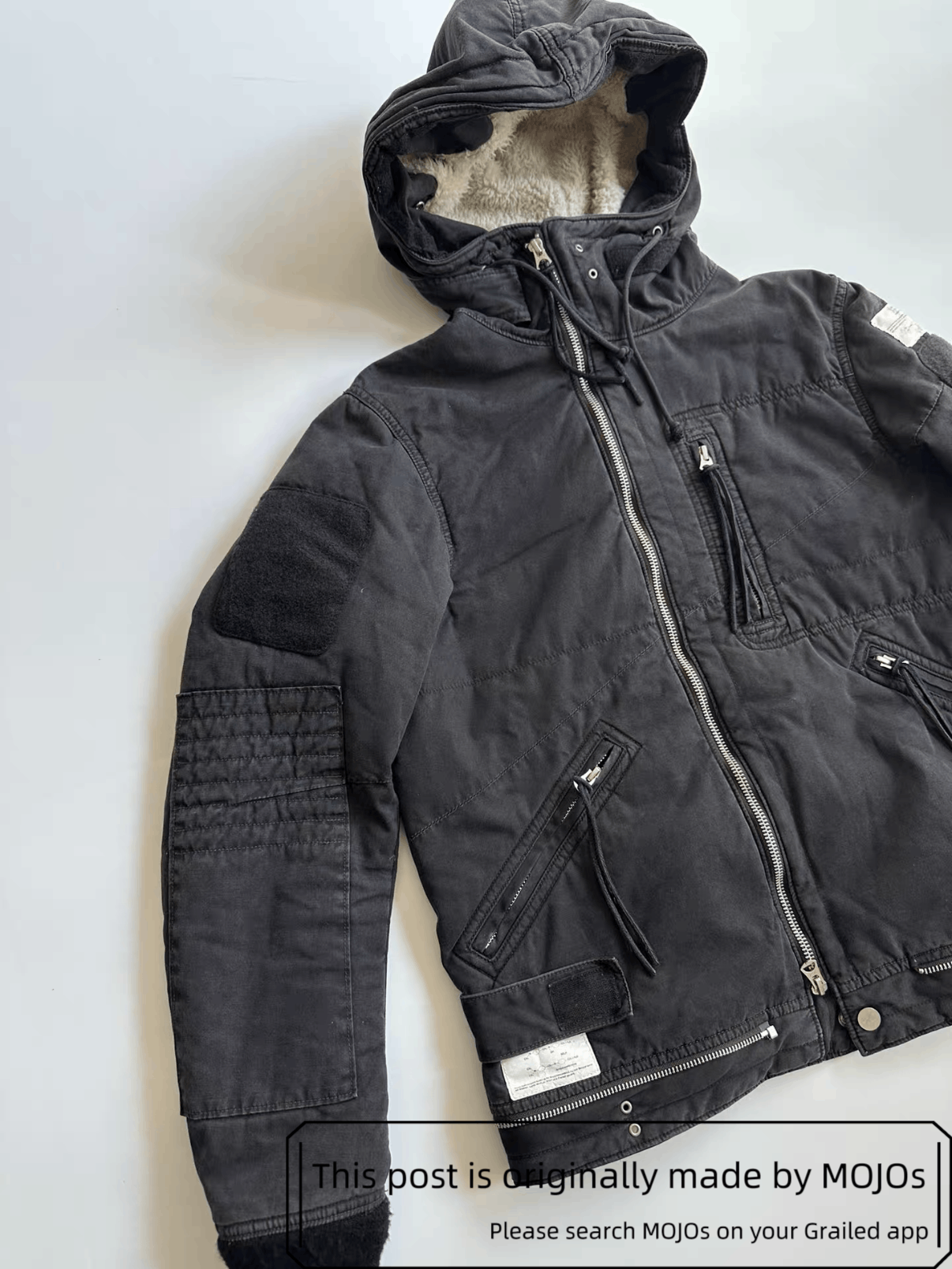 Undercover Sz 1 Undercover 10AW Multi Zip Padded Bike Jacket mojos18161 Size US S / EU 44-46 / 1 - 1 Thumbnail