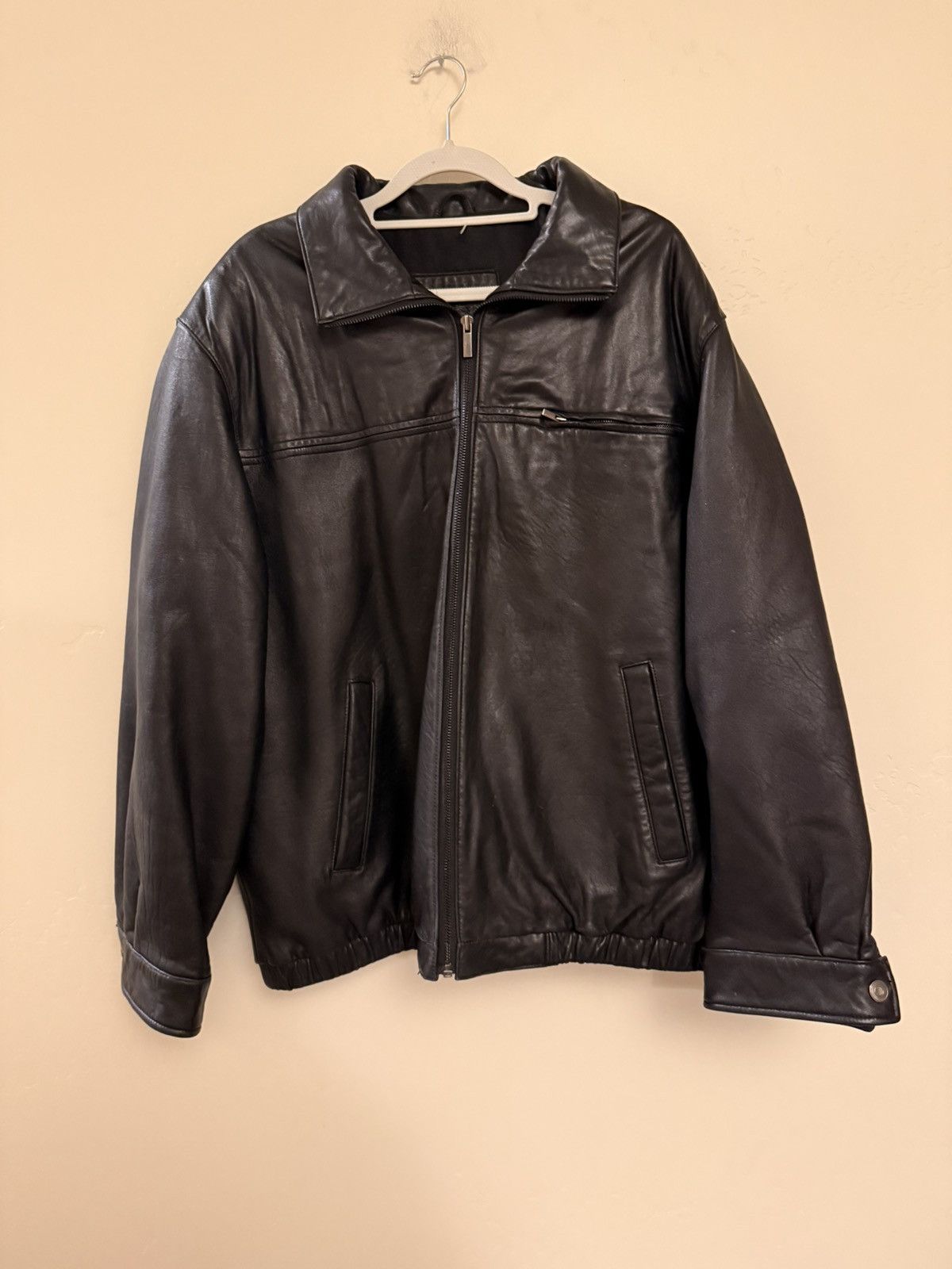 Leather Vintage Leather Jacket Size US L / EU 52-54 / 3 - 3 Thumbnail