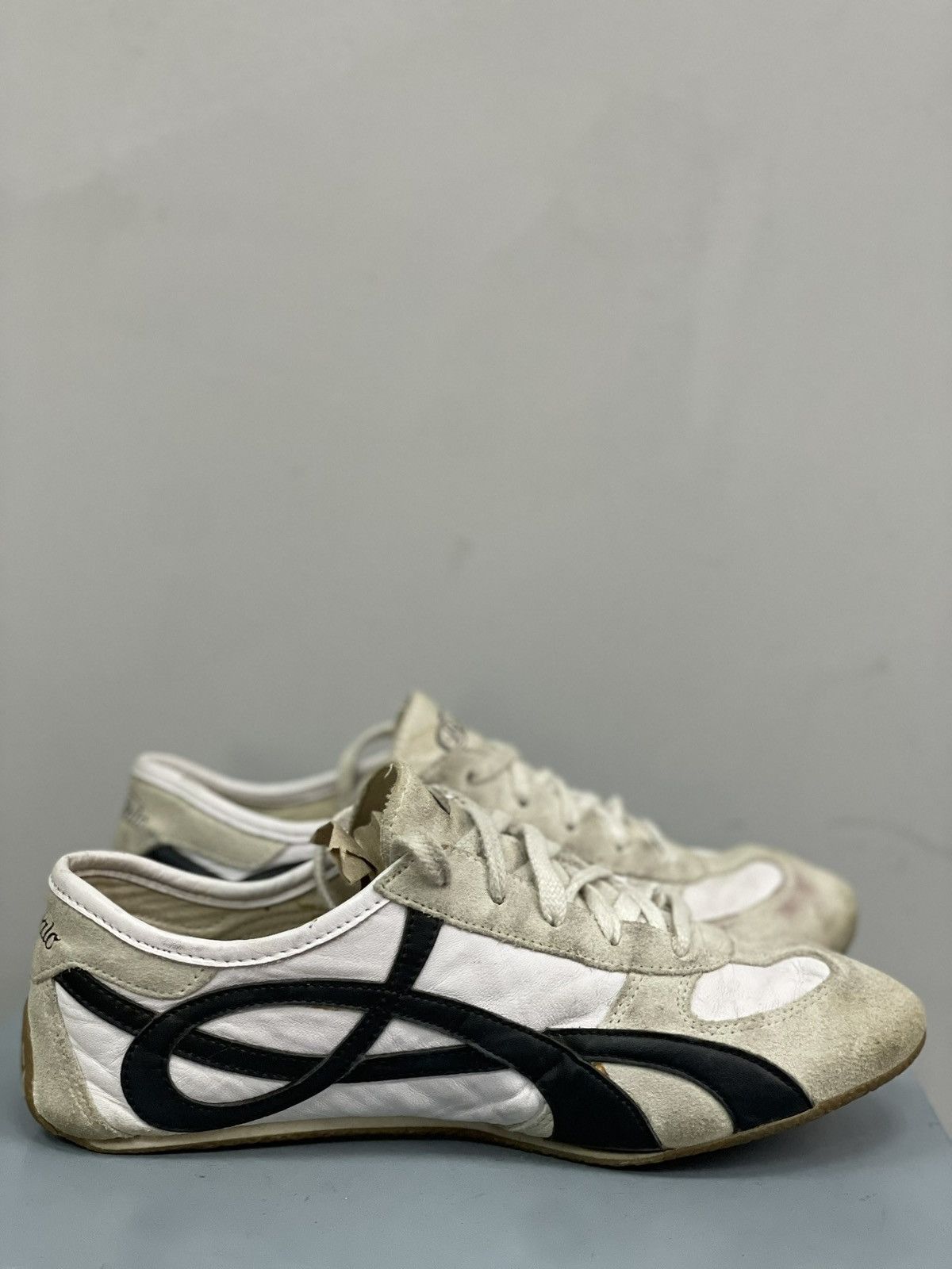 Buffalo London Vintage low sneakers Loewe style shoes trainers Size US 8 / IT 38 - 4 Thumbnail
