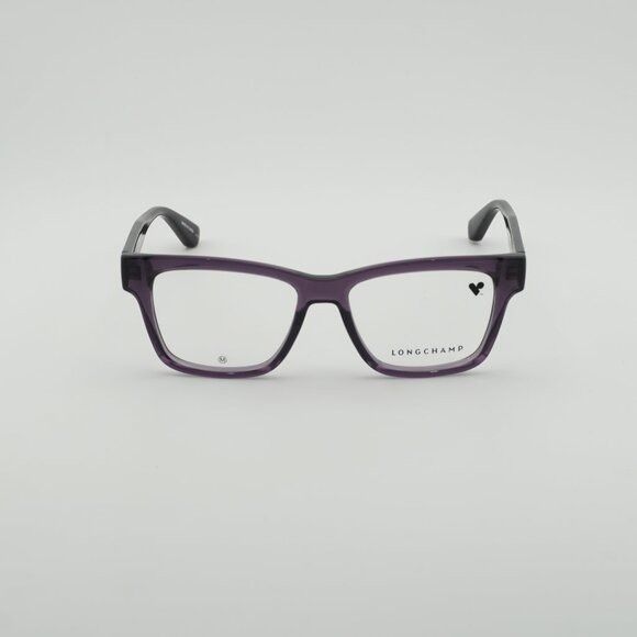 Longchamp Longchamp LO2737 501 Eyeglasses Transparent Plum 52mm Frame Size ONE SIZE - 3 Thumbnail