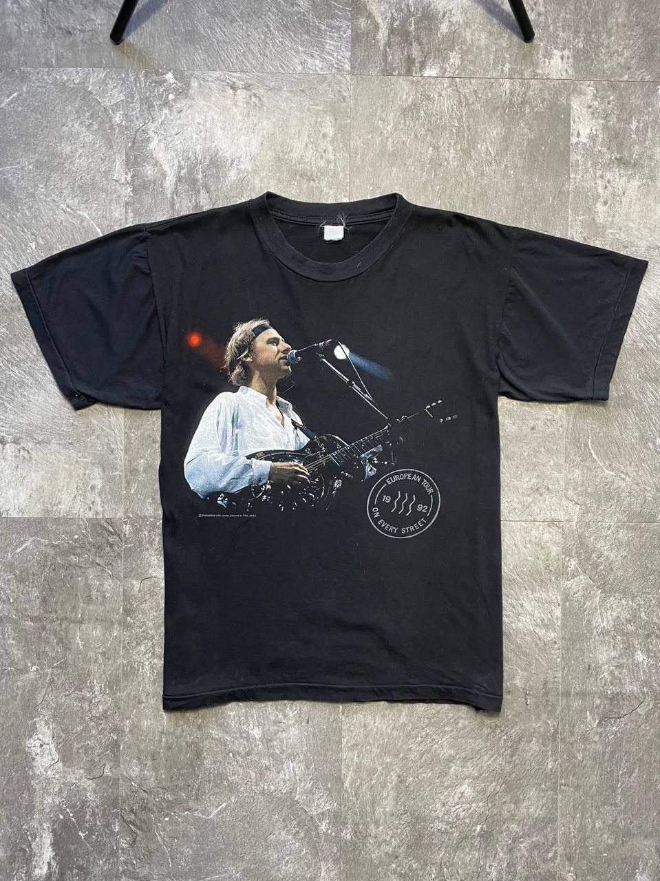 Band Tees dire straits 1992 vintage euro tour t shirt on every street Size US L / EU 52-54 / 3 - 1 Thumbnail