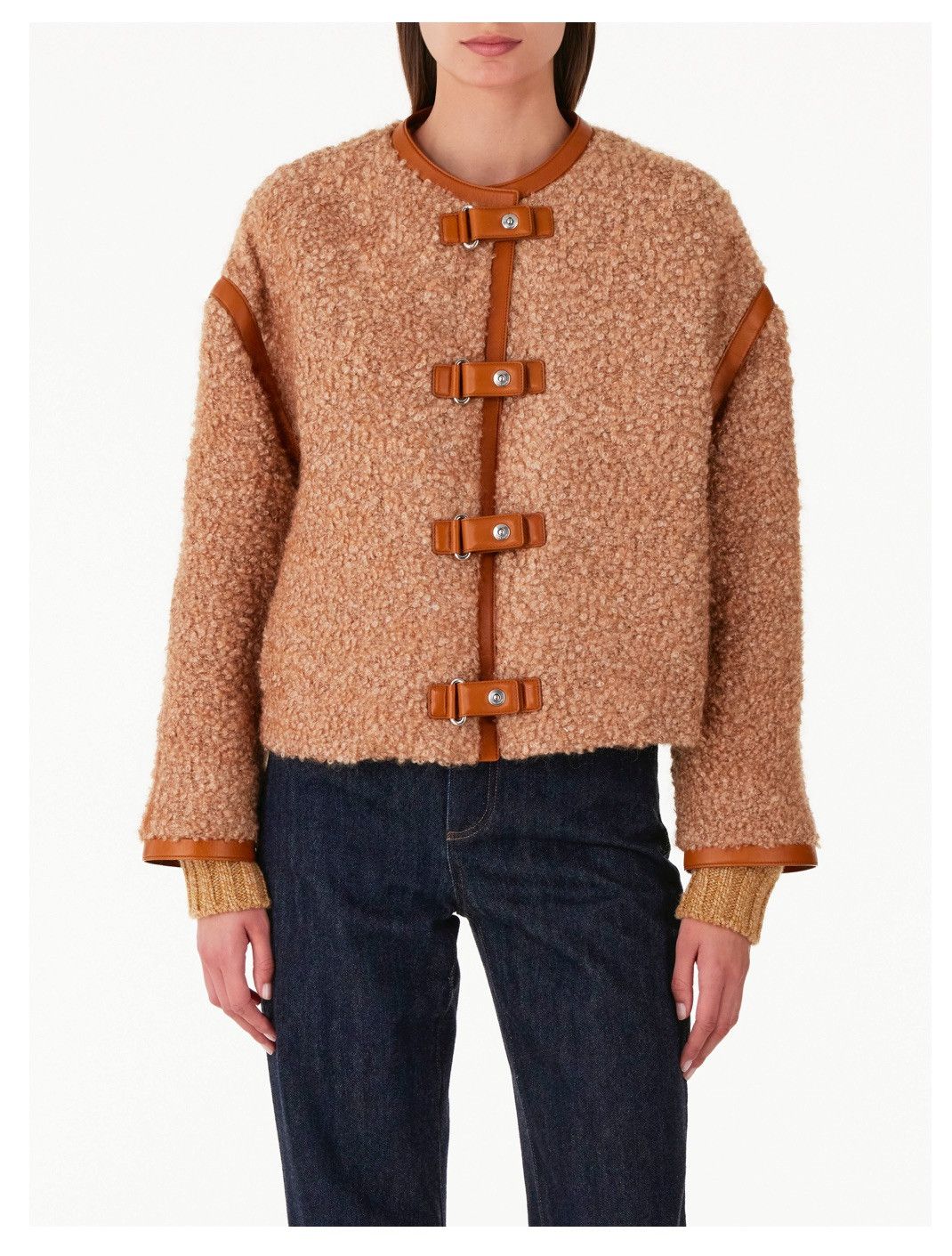 Loro Piana o1srvl11e0125 FAM8539 Carina Jacket in Brown Size XS / US 0-2 / IT 36-38 - 1 Thumbnail