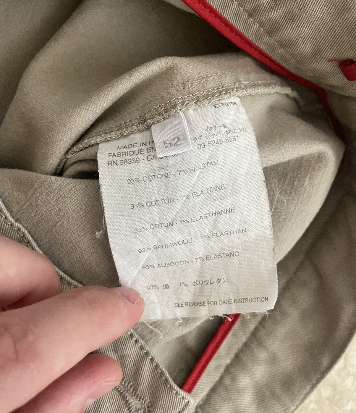 Prada Prada Tan Casual Pants Size US 36 / EU 52 - 5 Thumbnail