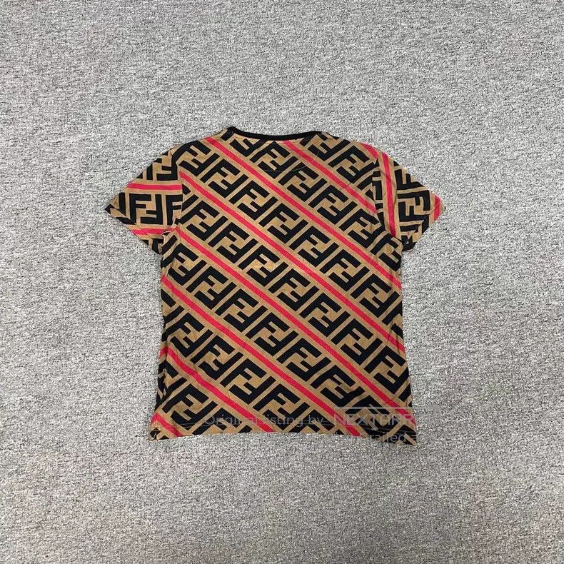 Fendi Fendi Double F Full Monogram Short Sleeve T-Shirt Size US XS / EU 42 / 0 - 2 Thumbnail