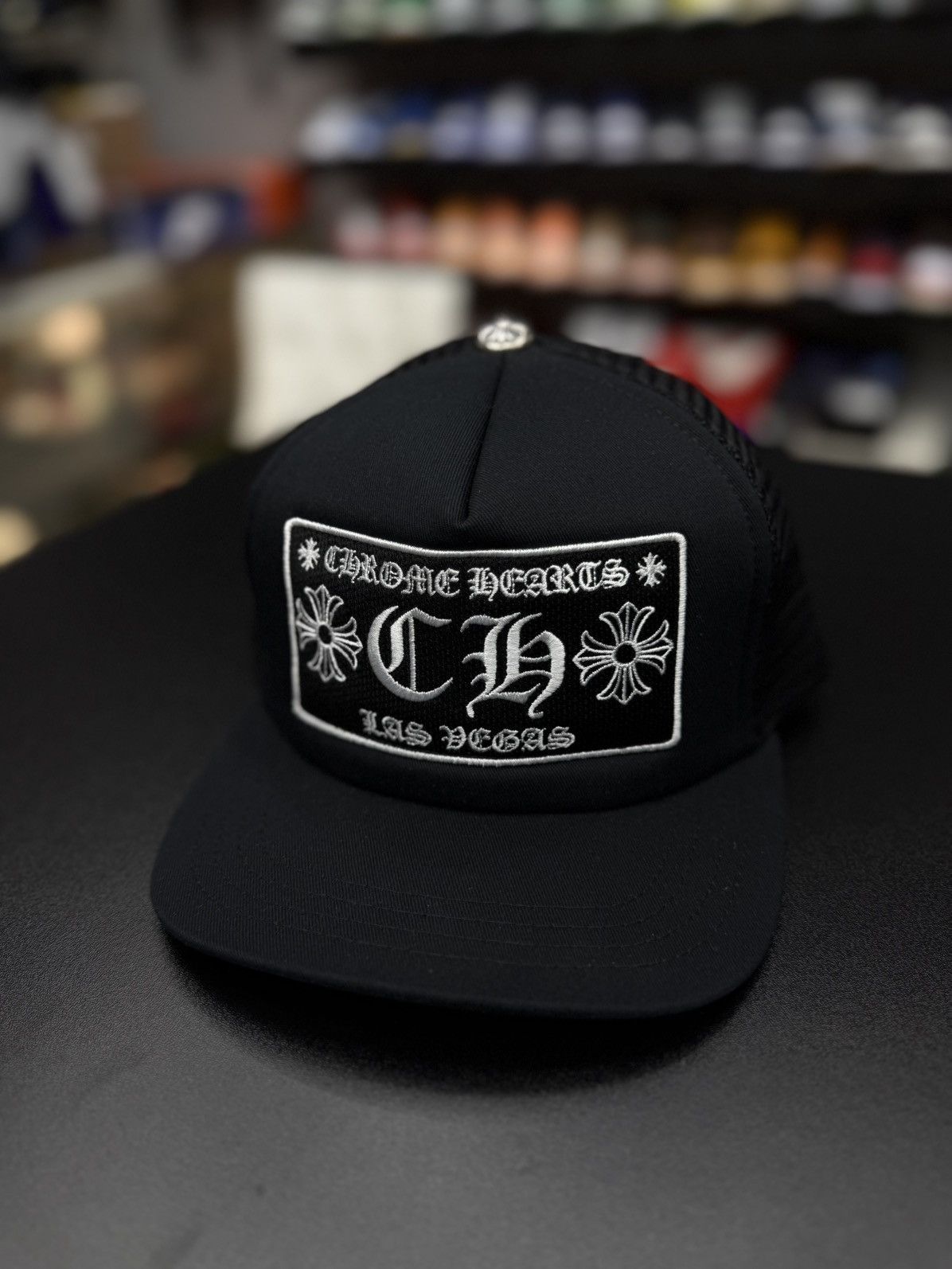 Chrome Hearts Chrome Hearts Welcome To Vegas Logo SnapBack New Size ONE SIZE - 4 Thumbnail