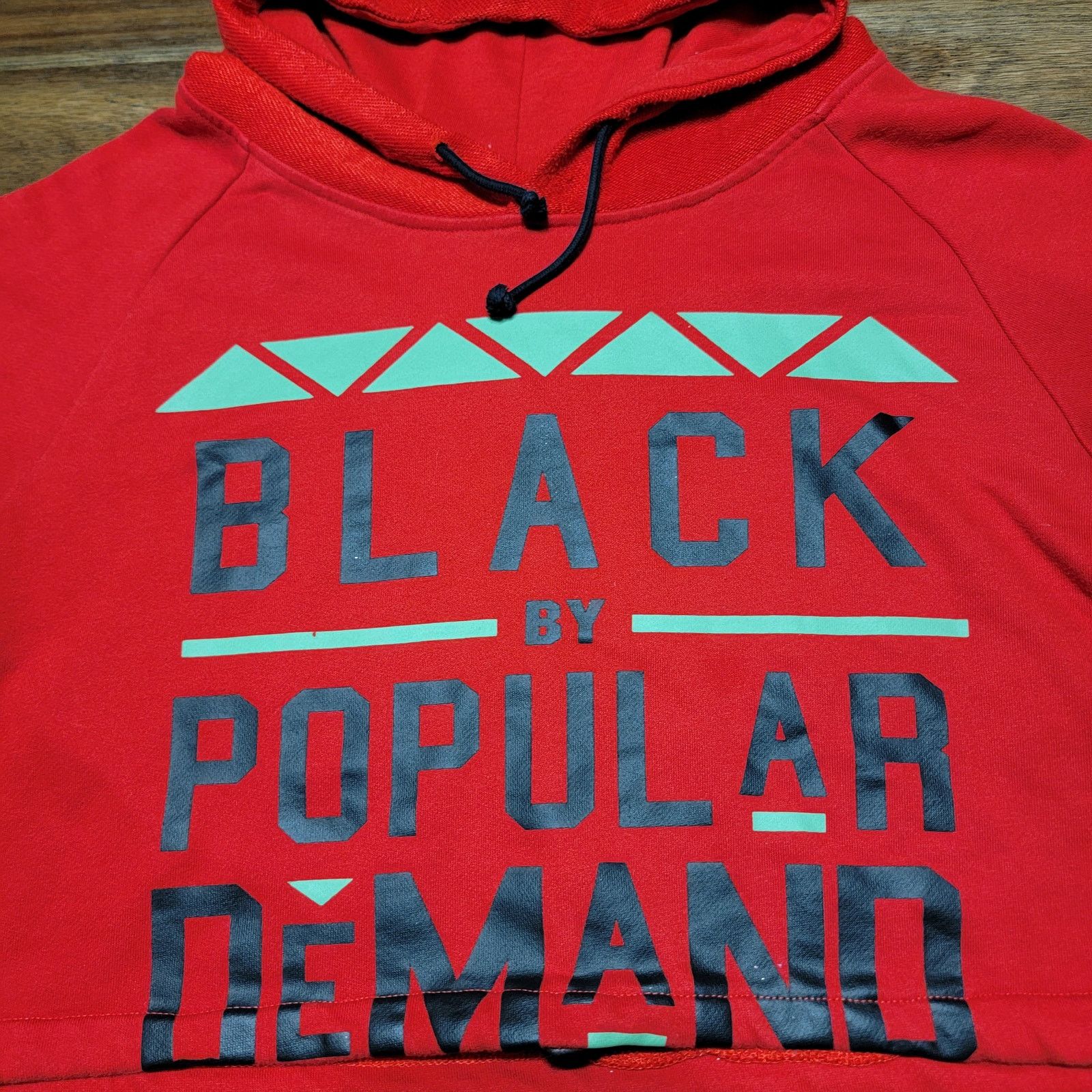 Other "Black By Popular Demand" Red Crop LS Hoodie - Size Medium Size M / US 6-8 / IT 42-44 - 3 Thumbnail