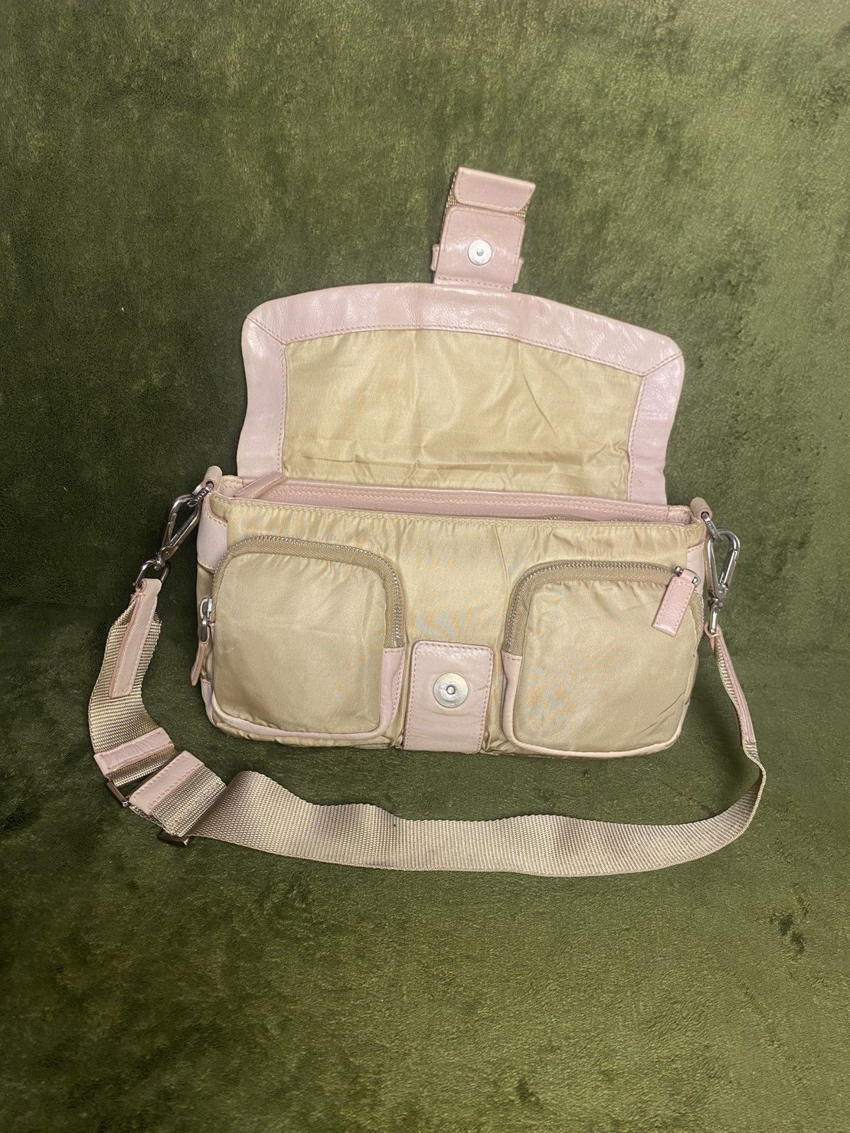 Prada Prada Tessuto Nylon and leather shoulder bag Size ONE SIZE - 17 Thumbnail