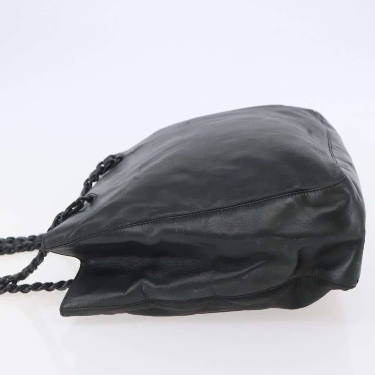 Prada PRADA Shoulder Bag Leather Black Size ONE SIZE - 4 Thumbnail