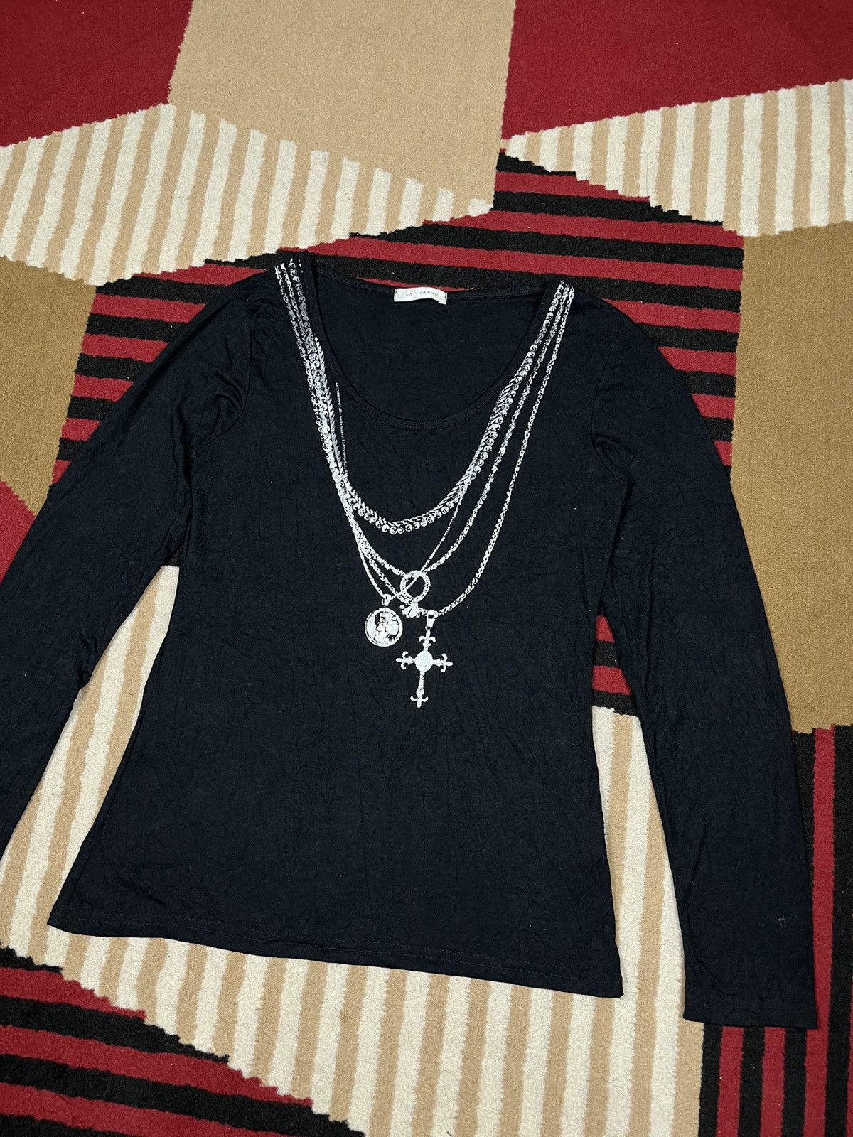 14th Addiction × Japanese Brand × Le Grande Bleu (L.G.B.) Japanese Brand Y2k Style Longsleeve Size S / US 4 / IT 40 - 2 Thumbnail