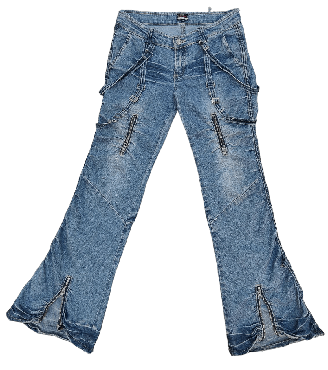 Beauty Beast × Japanese Brand × Seditionaries Pristine Flare Denim Size US 31 - 1 Thumbnail