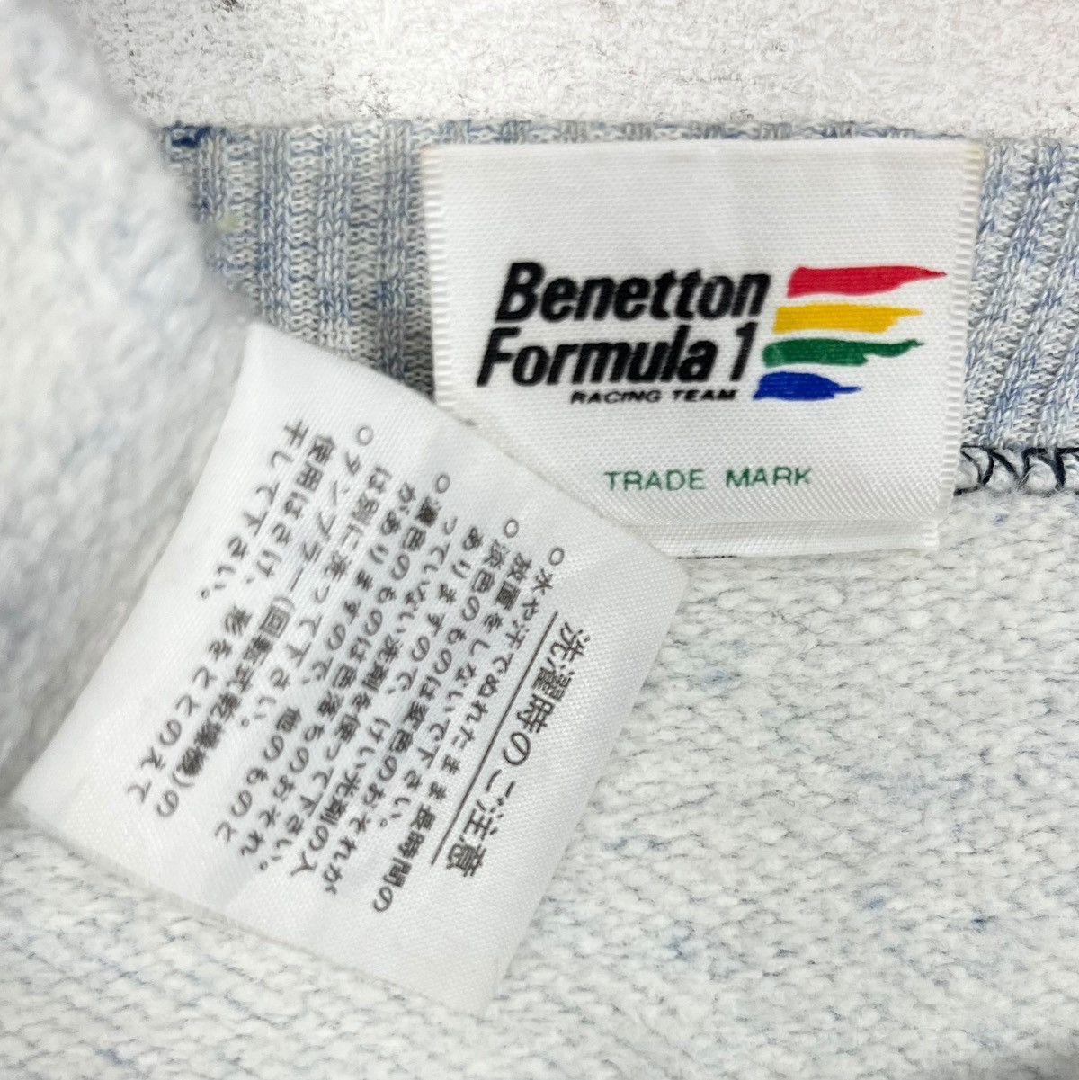 Benetton × Formula 1 × Vintage Vintage Benetton Formula 1 Full Speed Sweatshirt Size US L / EU 52-54 / 3 - 6 Thumbnail