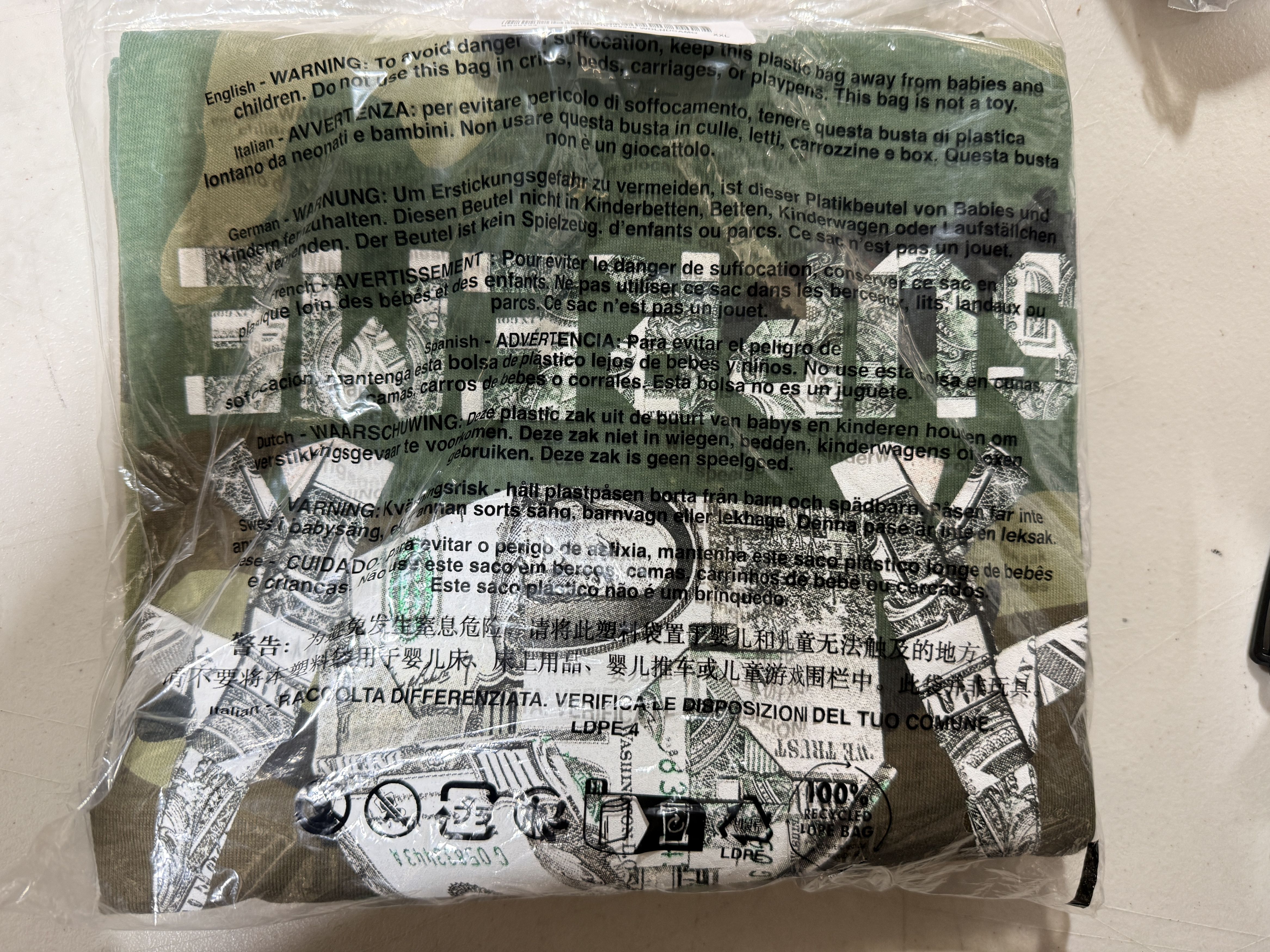 Supreme Supreme Origami Tee Woodland Camo Size M Size US M / EU 48-50 / 2 - 2 Thumbnail