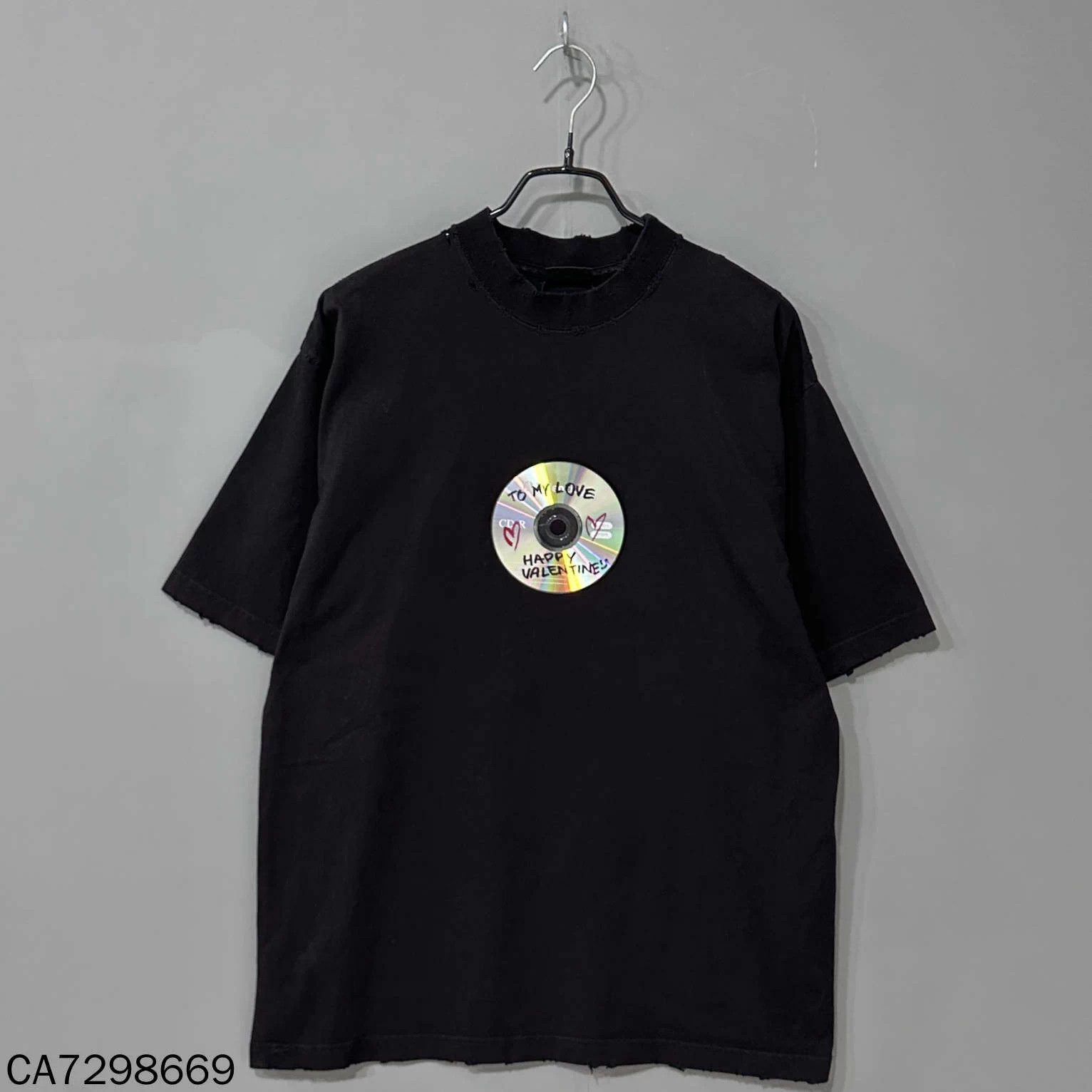 Balenciaga Balenciaga disc print logo crew neck T-shirt XS Size US XS / EU 42 / 0 - 1 Thumbnail