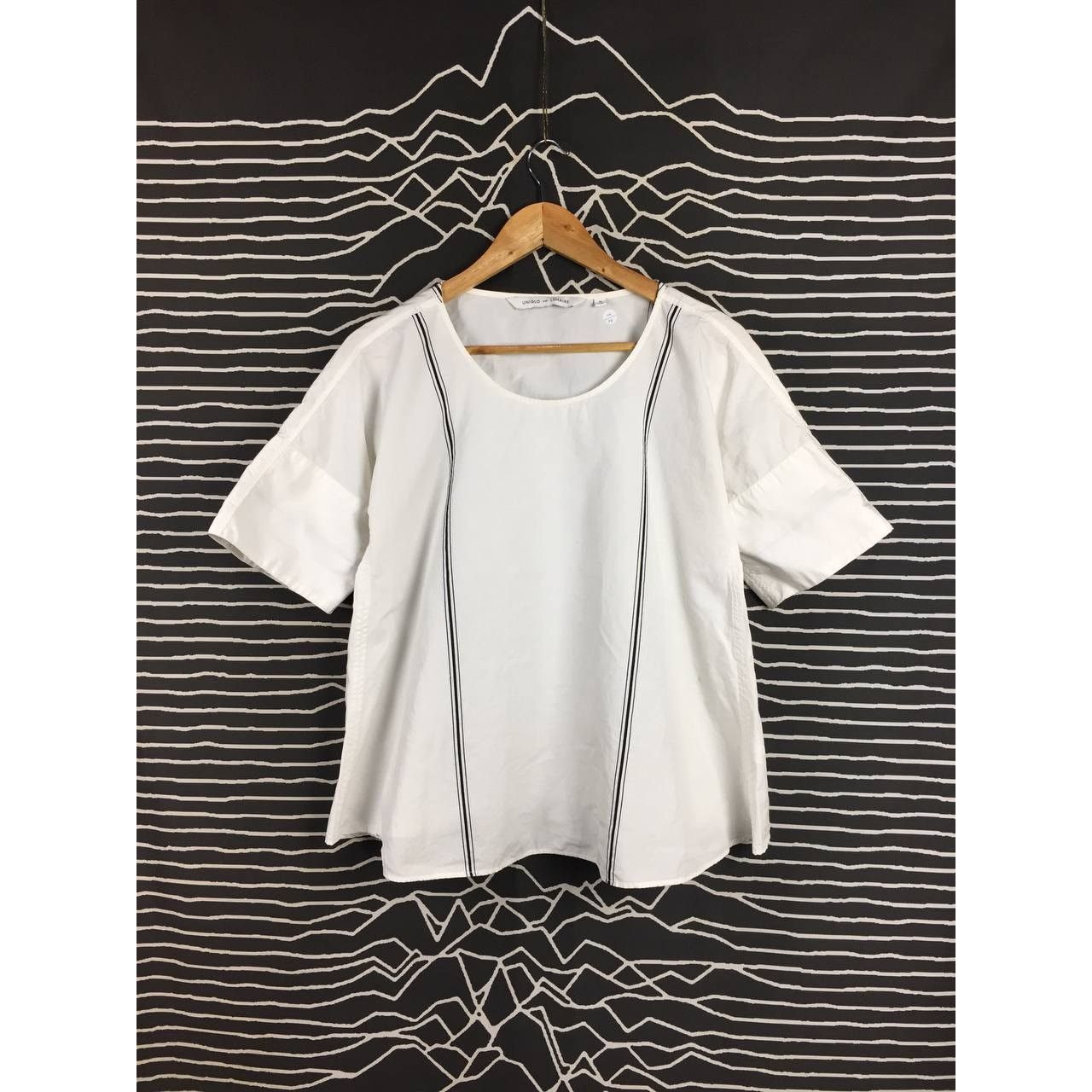 Christophe Lemaire × Lemaire × Uniqlo Uniqlo and Lemaire Sheersucker Short Sleeve T-Blouse Size M / US 6-8 / IT 42-44 - 3 Thumbnail