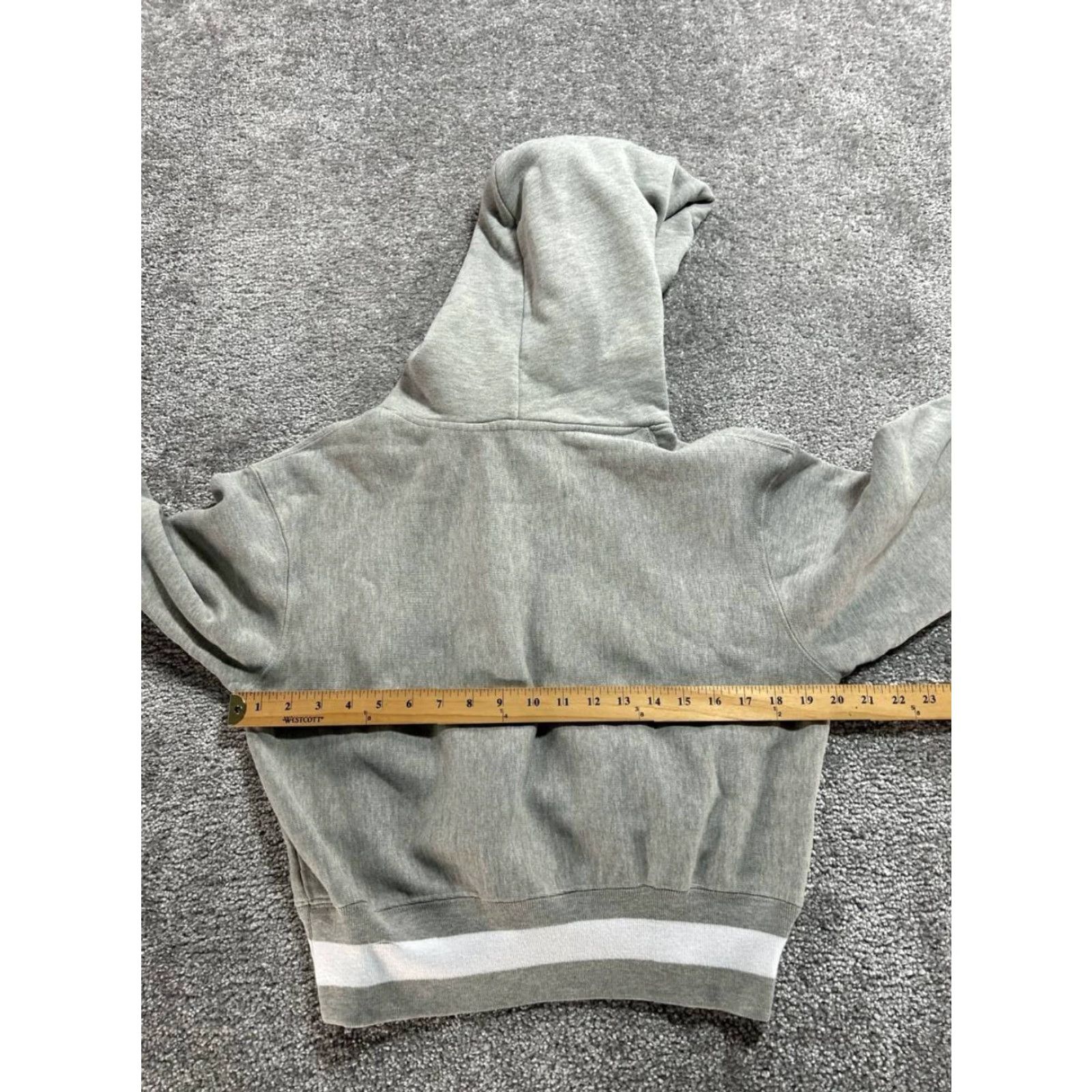 Champion Champion Hoodie Reverse Weave Visitation Cropped Womens Small Gray New Size S / US 4 / IT 40 - 4 Thumbnail
