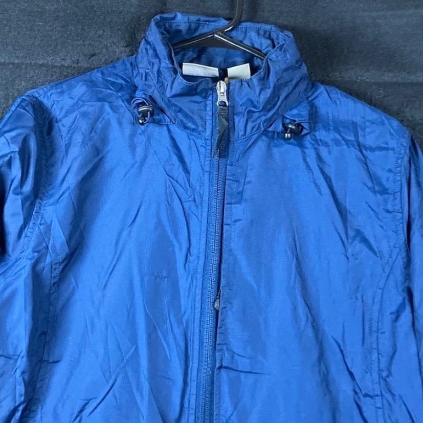 Adidas L.L. Bean Womens Jacket Windbreaker Navy Blue Full Zip 100% Nylon Medium Size M / US 6-8 / IT 42-44 - 2 Thumbnail