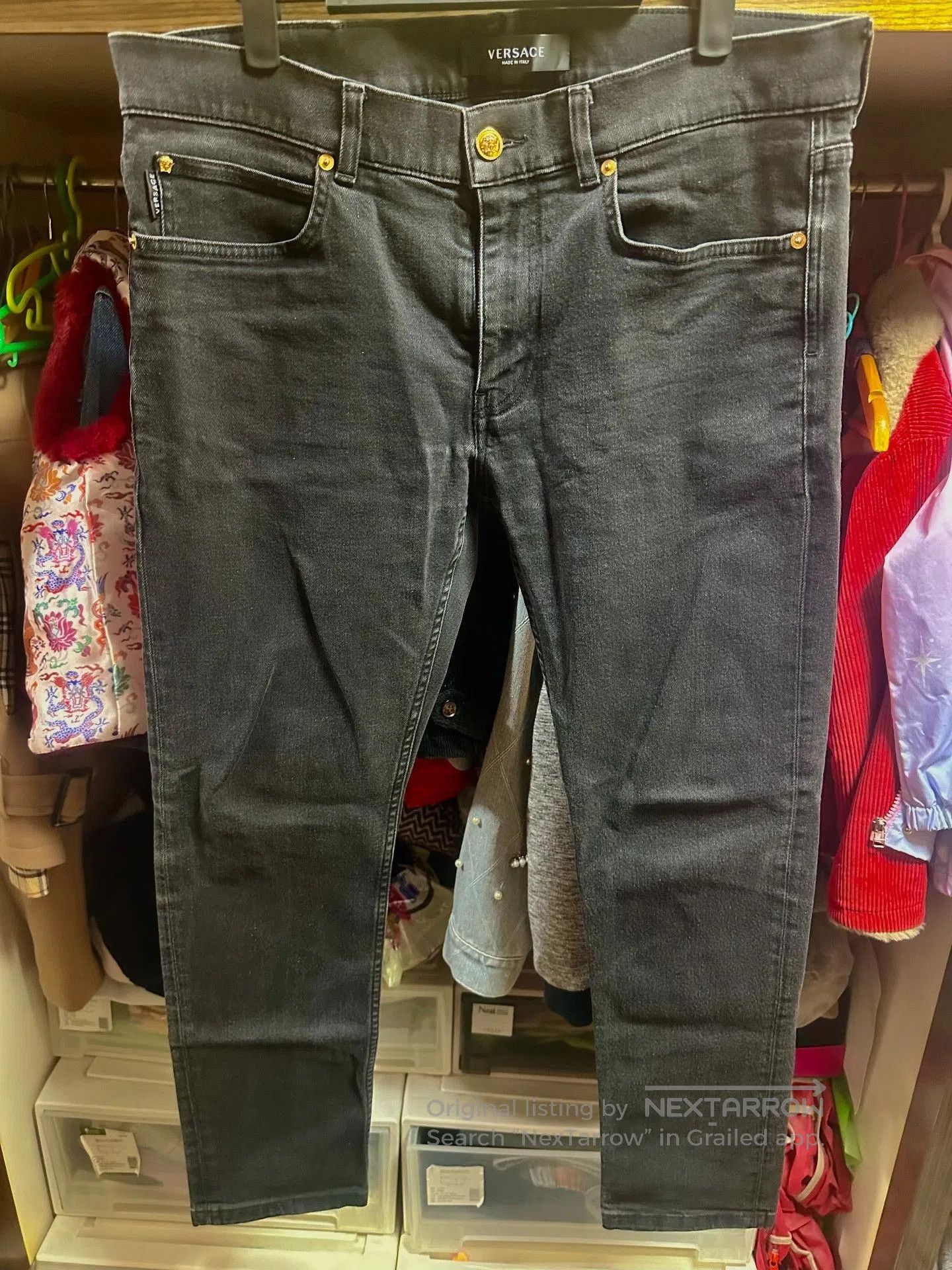 Versace Versace High-End Show Jeans. Size US 36 / EU 52 - 2 Thumbnail
