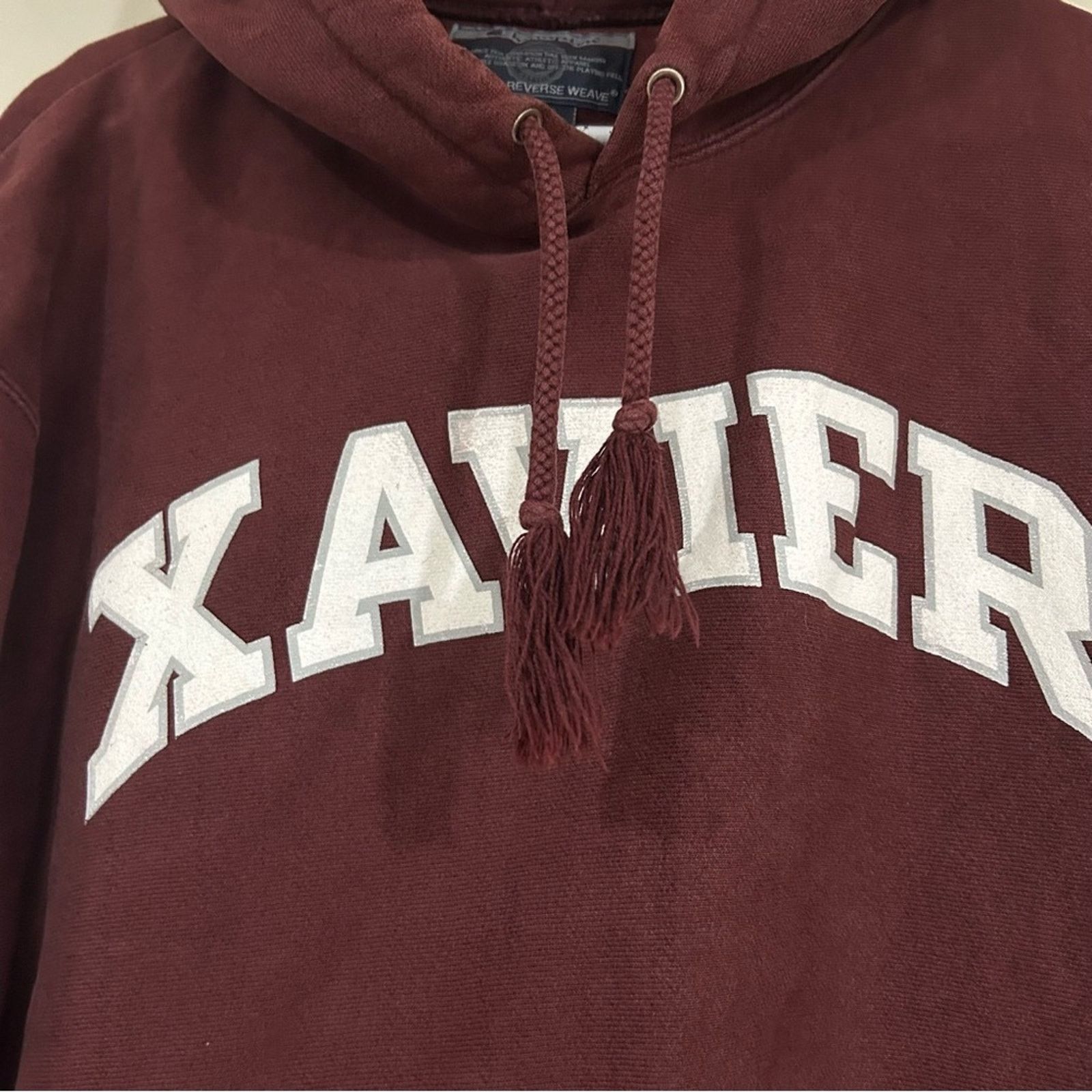 Champion Vintage Champion Xavier University Reverse Weave Sweatshirt Size US L / EU 52-54 / 3 - 5 Thumbnail