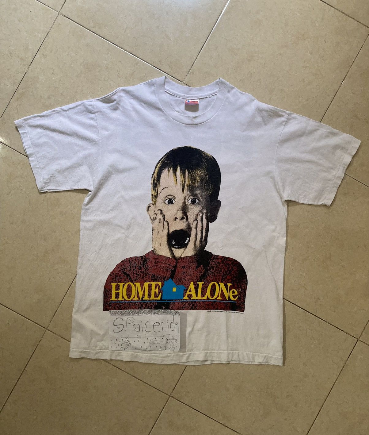 Hanes × Movie × Vintage Vintage Home Alone Pepsi Promo Teeshirt  