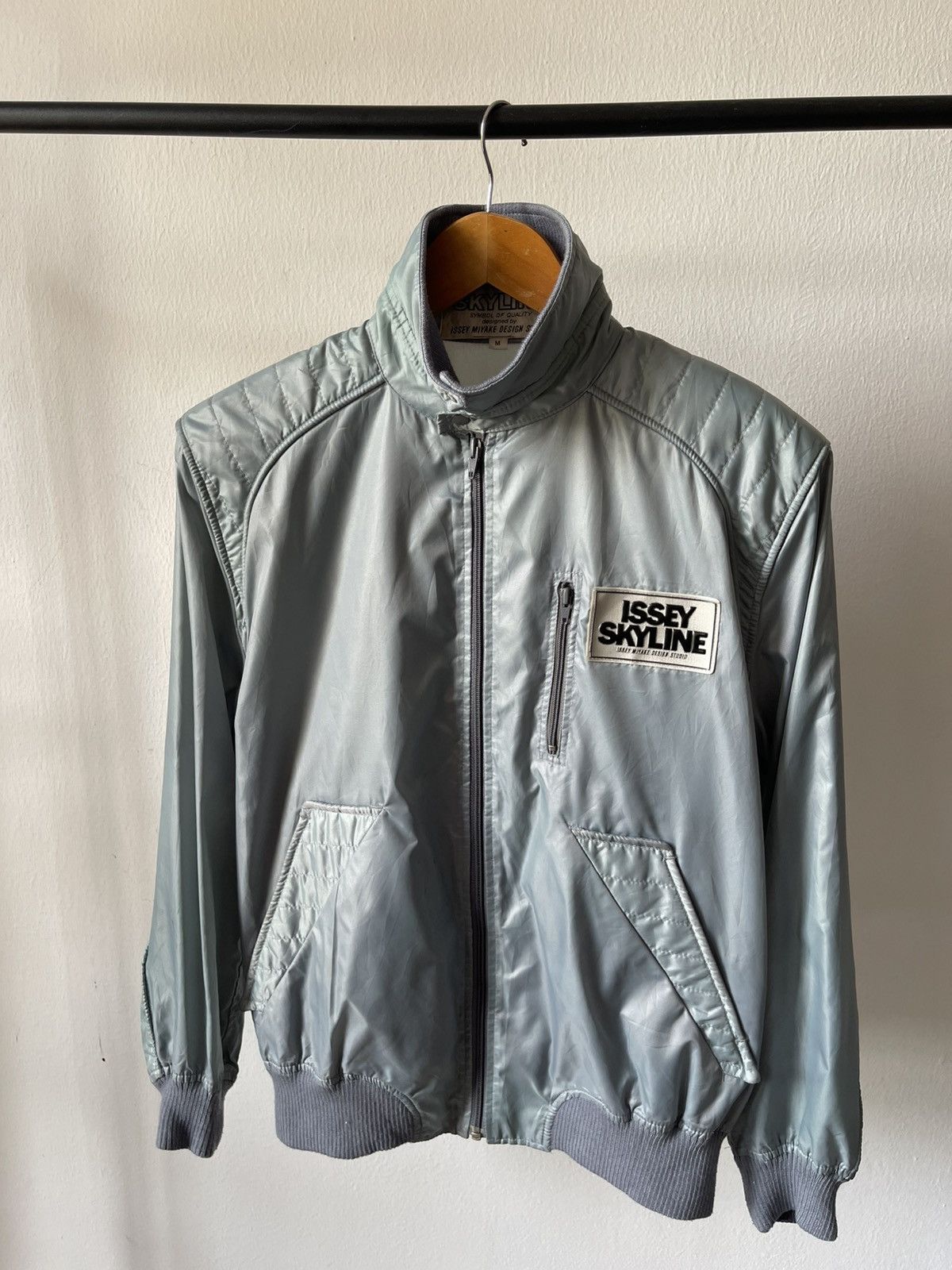 Issey Miyake 80s Issey Miyake Skyline Light Jacket Size US M / EU 48-50 / 2 - 4 Thumbnail