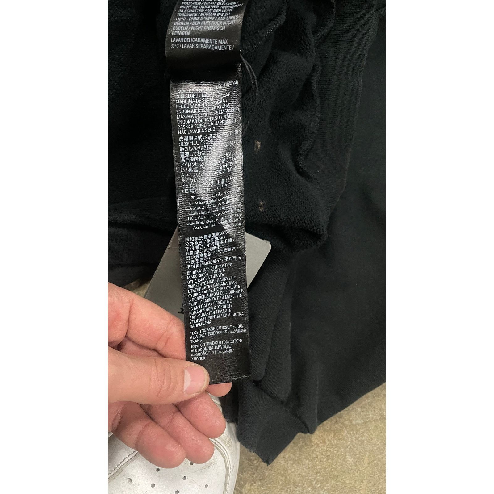 Balenciaga Balenciaga 90% Distressed Hoodie Black New Small With Tags Size US S / EU 44-46 / 1 - 5 Thumbnail