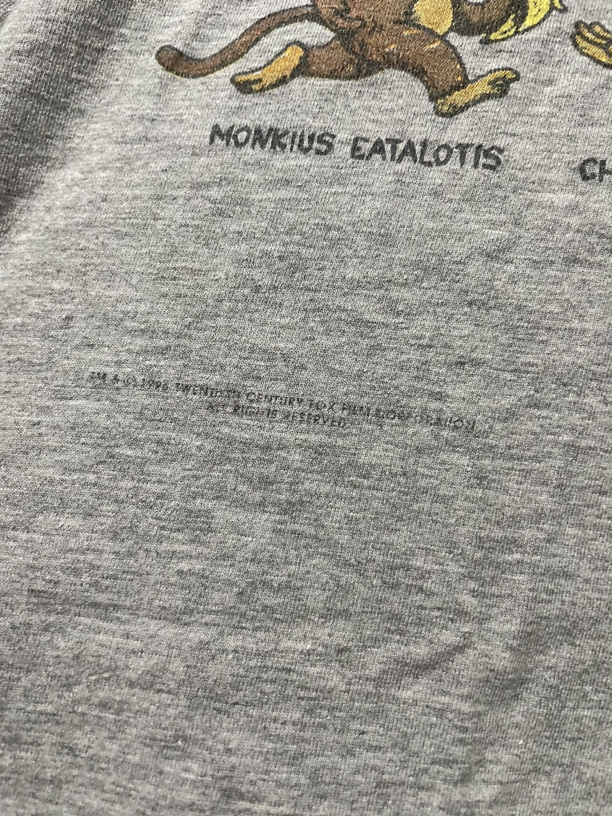 Vintage 1996 Vintage Homersapien Simpsons Gray Cartoon Tee L Size US L / EU 52-54 / 3 - 7 Thumbnail