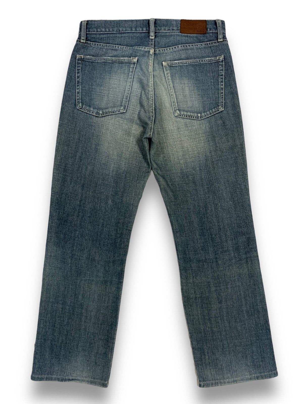 Jun Takahashi Vintage Y2K Uniqlo S002 Faded Loose Fit Distressed Jeans Size US 32 / EU 48 - 2 Thumbnail