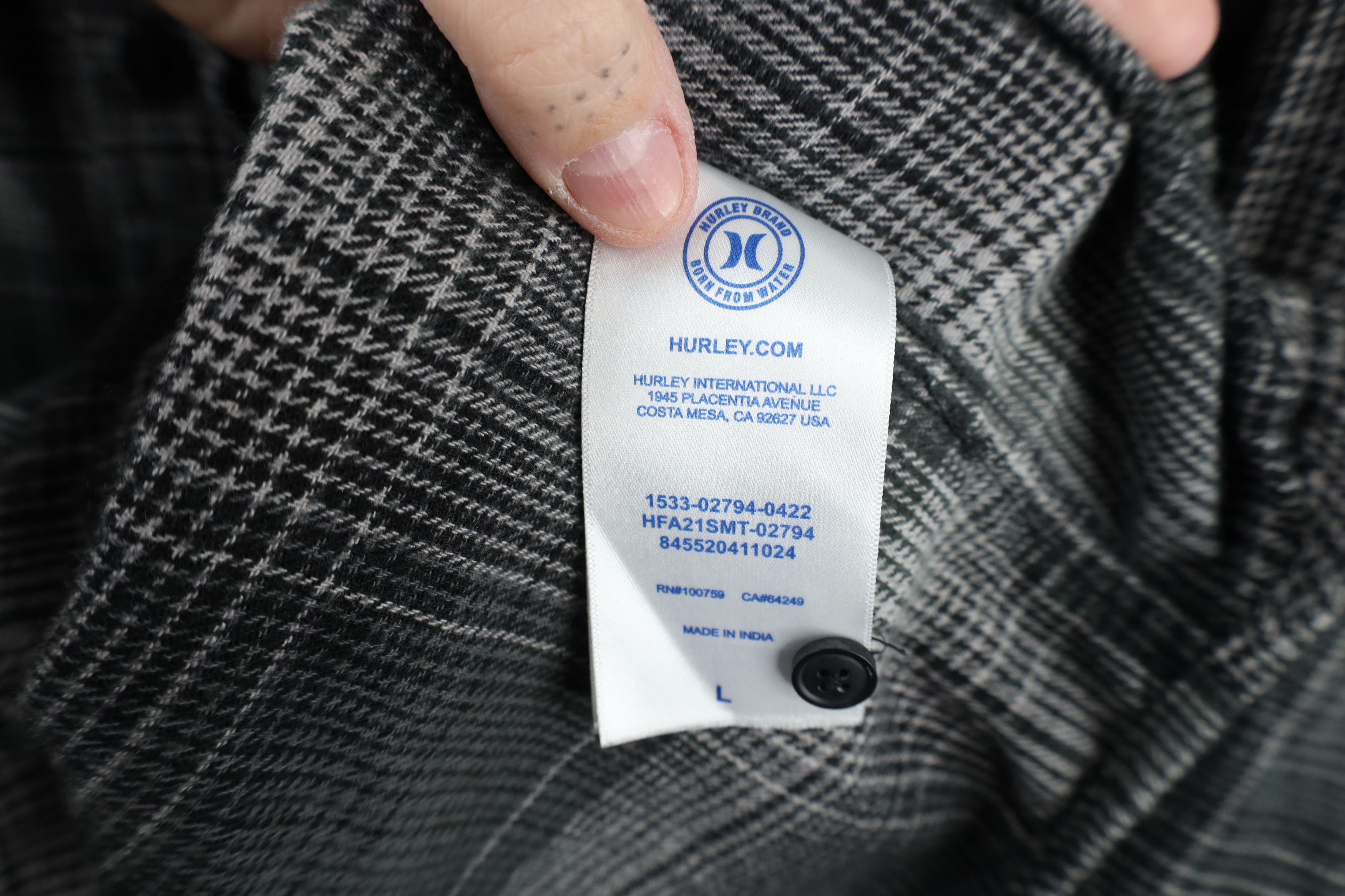 Hurley × Vintage Vintage Y2K Hurley Surfing Collared Button Shirt Plaid Size US L / EU 52-54 / 3 - 8 Thumbnail