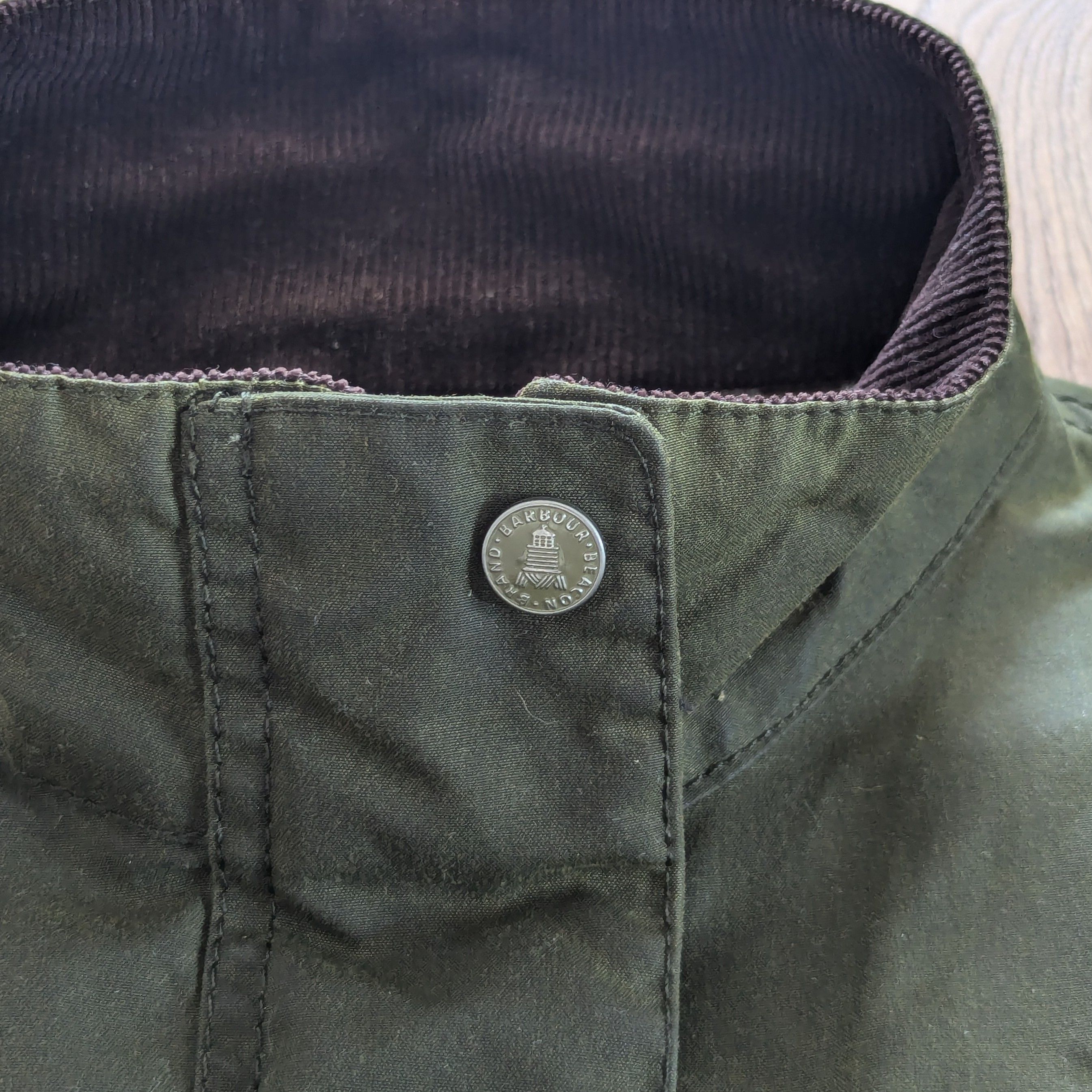 Barbour Barbour Rhossili Wax Jacket Waxed Cotton England Style Green Size M / US 6-8 / IT 42-44 - 3 Thumbnail
