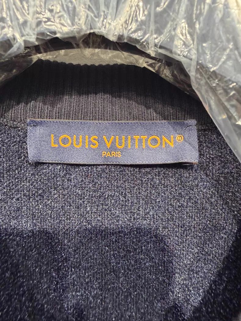 Louis Vuitton Louis Vuitton Dark Blue Flocked Patchwork Full Embossed Sh Size US L / EU 52-54 / 3 - 2 Thumbnail