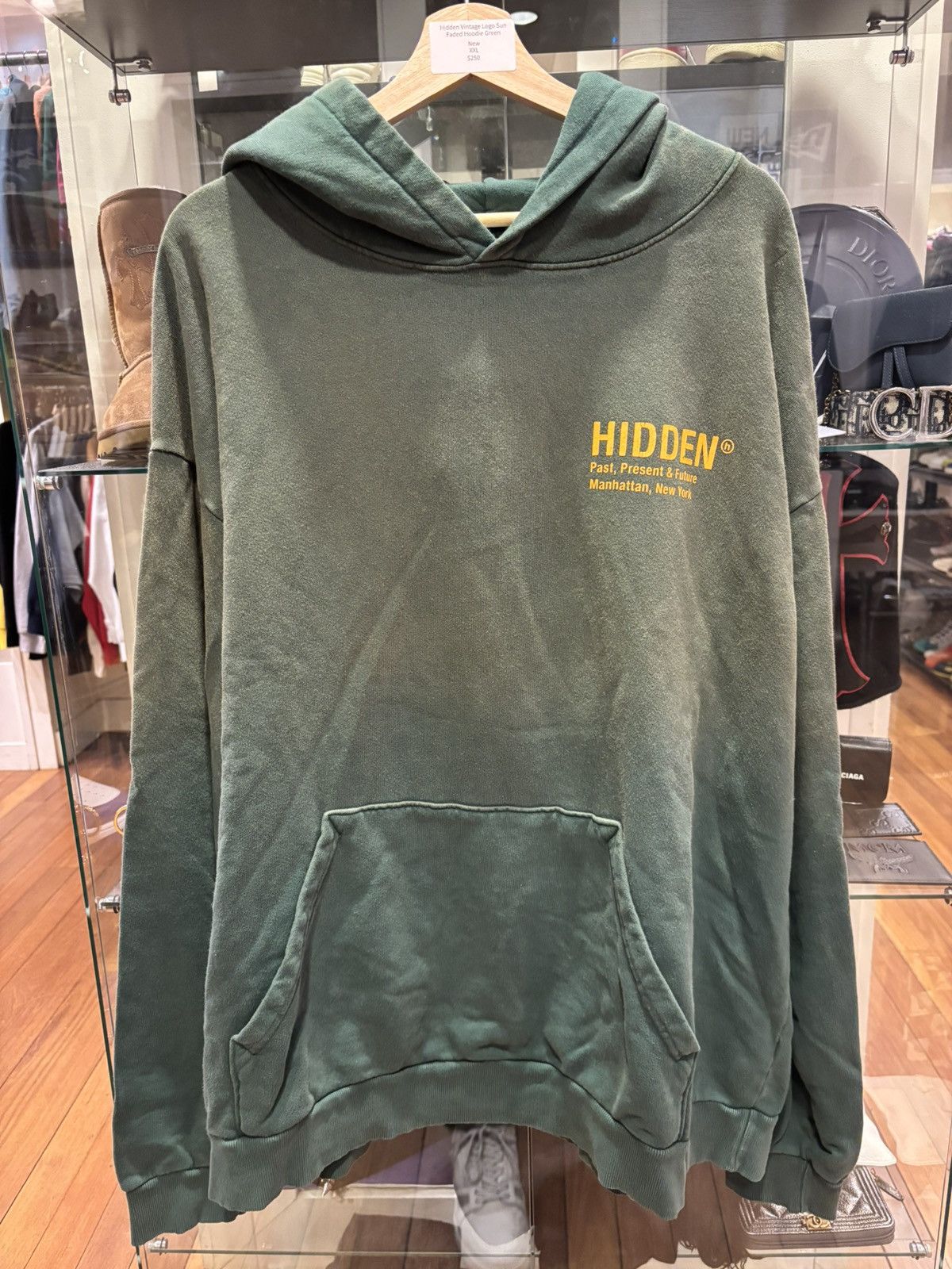 HIDDEN Hidden NY Faded Hoodie Size US XXL / EU 58 / 5 - 1 Thumbnail