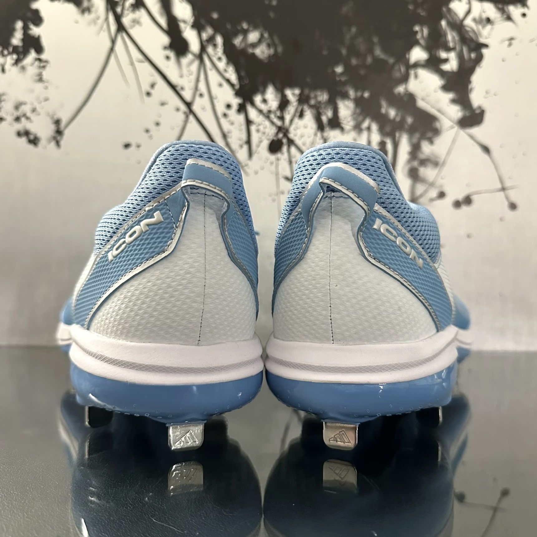 Adidas Adidas Icon Low Baseball Cleats Mens 14 UNC Legend Blue GX5835 Size US 14 / EU 47 - 4 Thumbnail