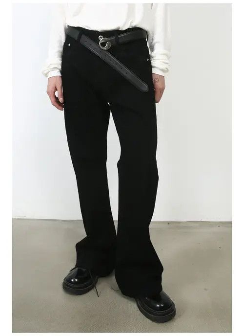 Japanese Brand × Jean Vintage high street loose washed straight bootcut jeans Size US 32 / EU 48 - 3 Thumbnail