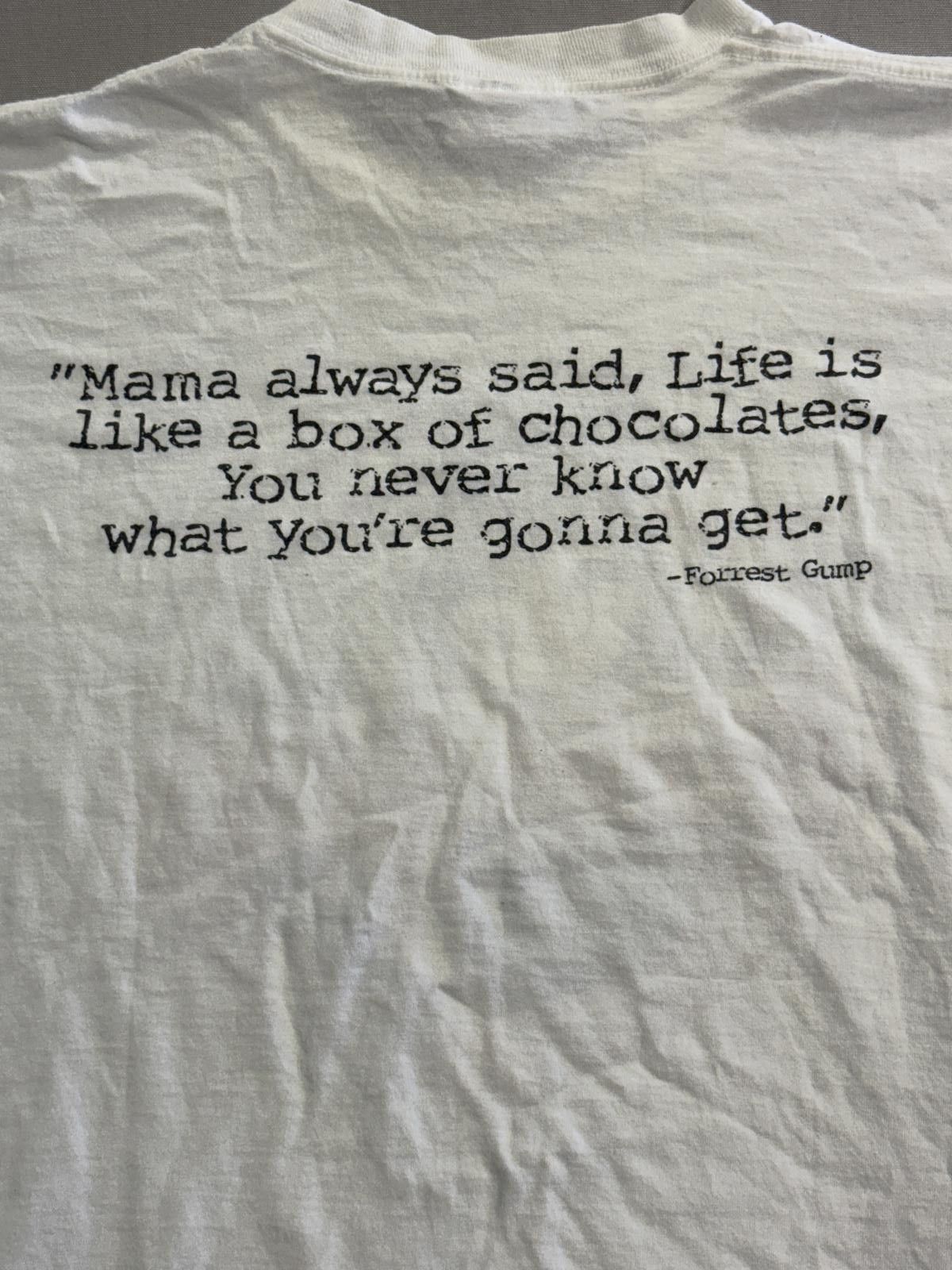 Other Vintage Bubba Gump Maui T-shirt Forest Gump Chocolates Quote Size US M / EU 48-50 / 2 - 6 Thumbnail