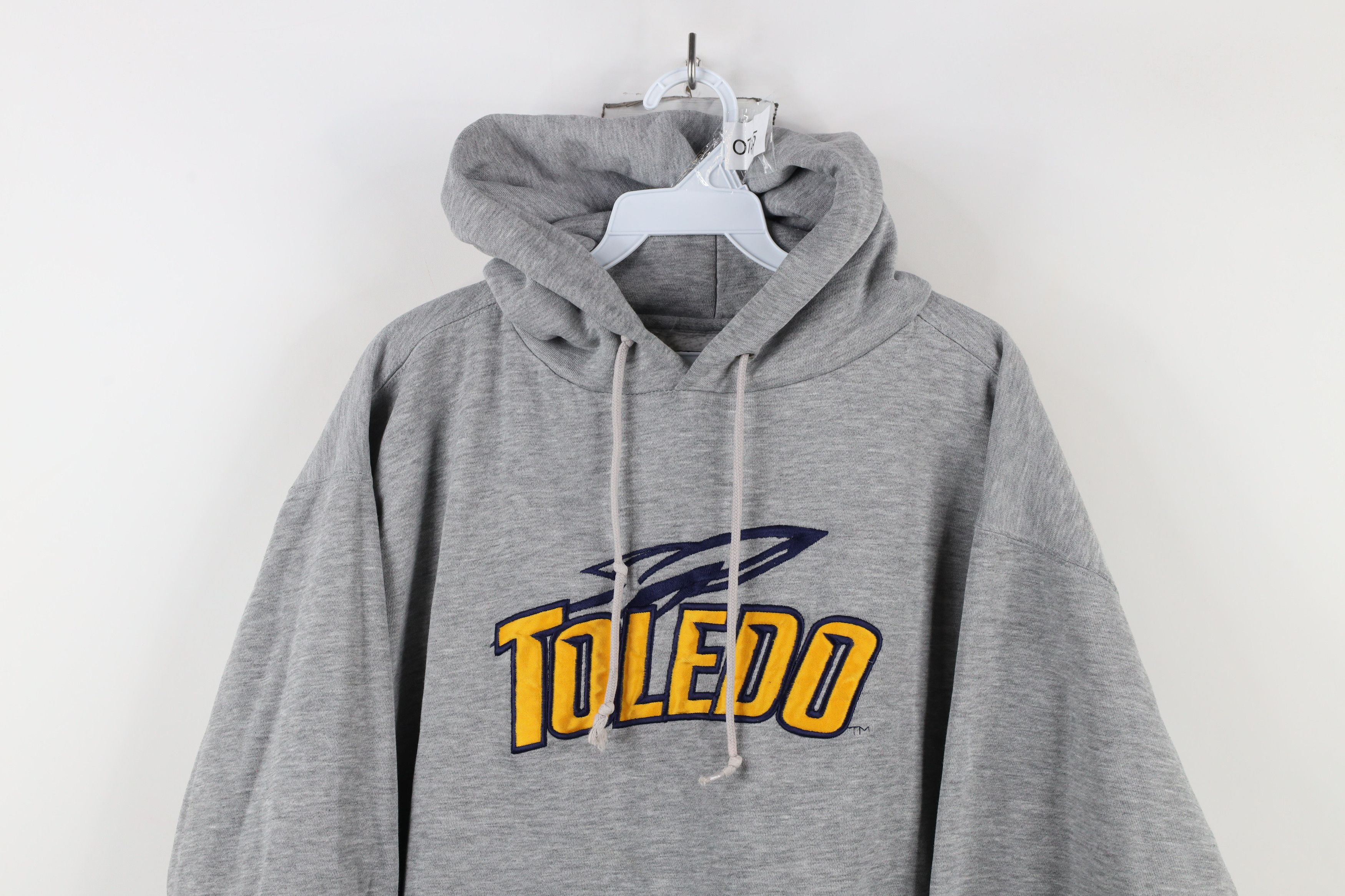Vintage Vintage 90s University of Toledo Rockets Hoodie Sweatshirt Size US L / EU 52-54 / 3 - 2 Thumbnail