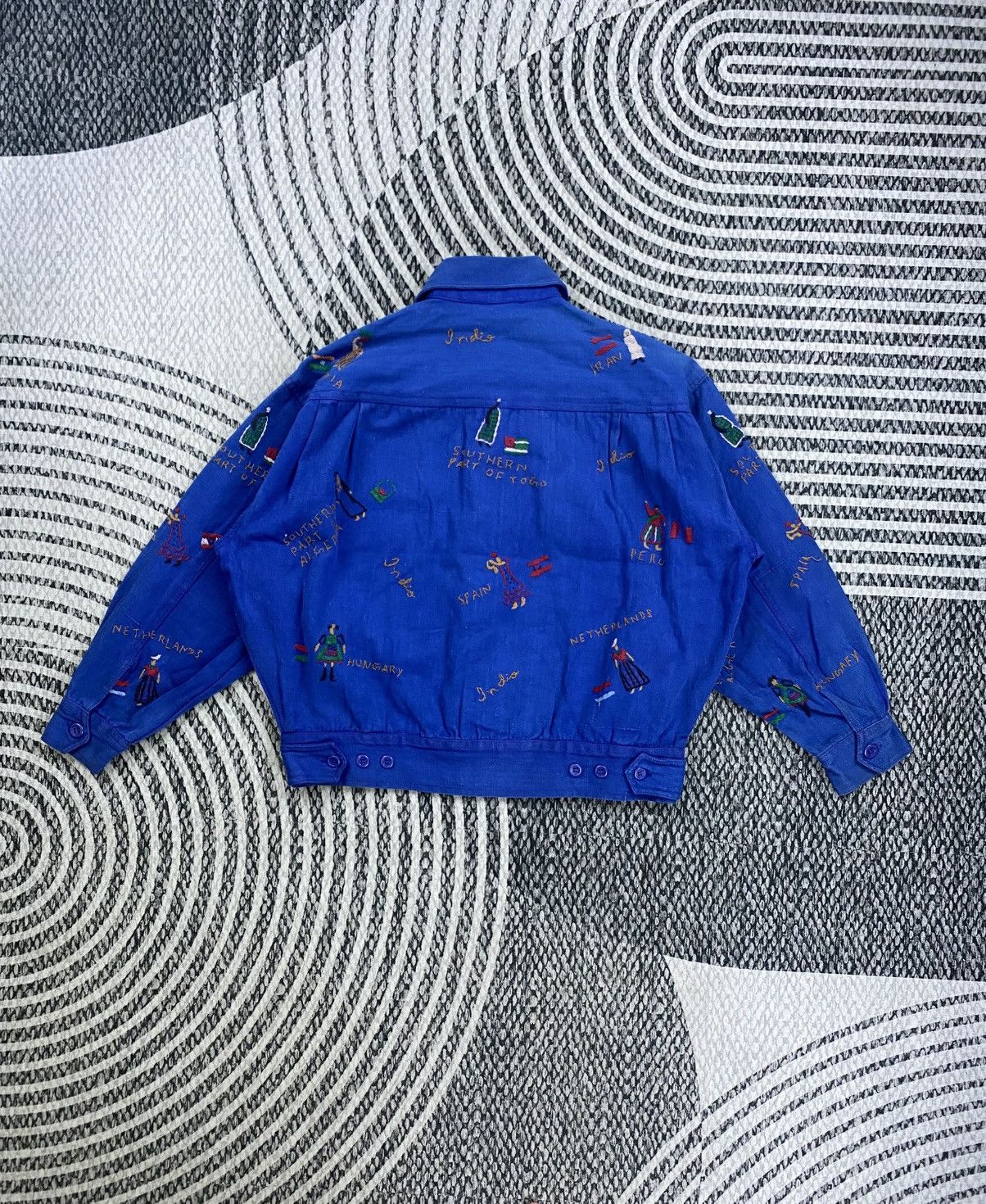 Japanese Brand Vintage Indio Rare Country Name Printed Button Up Jacket Size US M / EU 48-50 / 2 - 2 Thumbnail